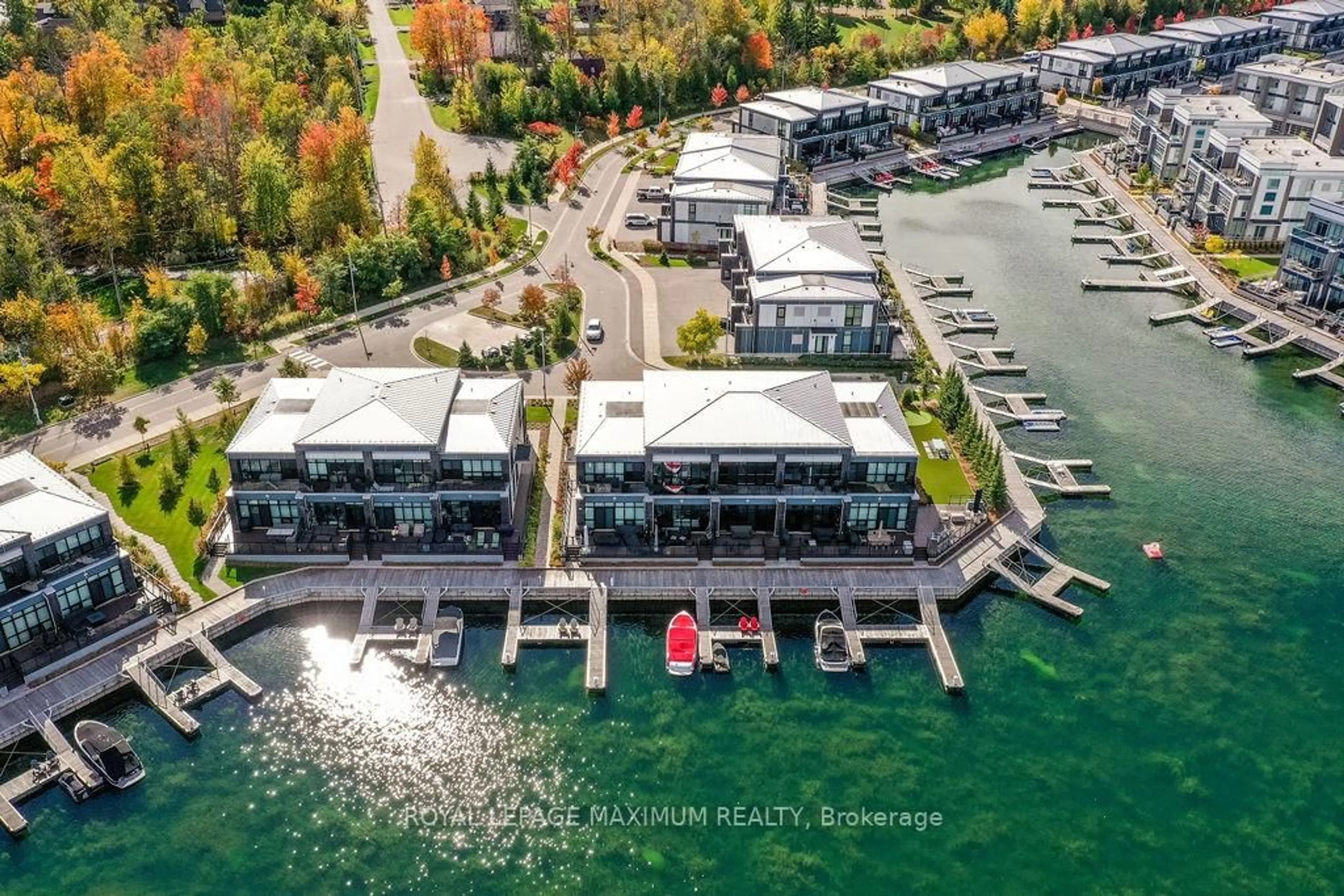 A pic from outside/outdoor area/front of a property/back of a property/a pic from drone, water/lake/river/ocean view for 3527 Riva Ave, Innisfil Ontario L9S 0L5