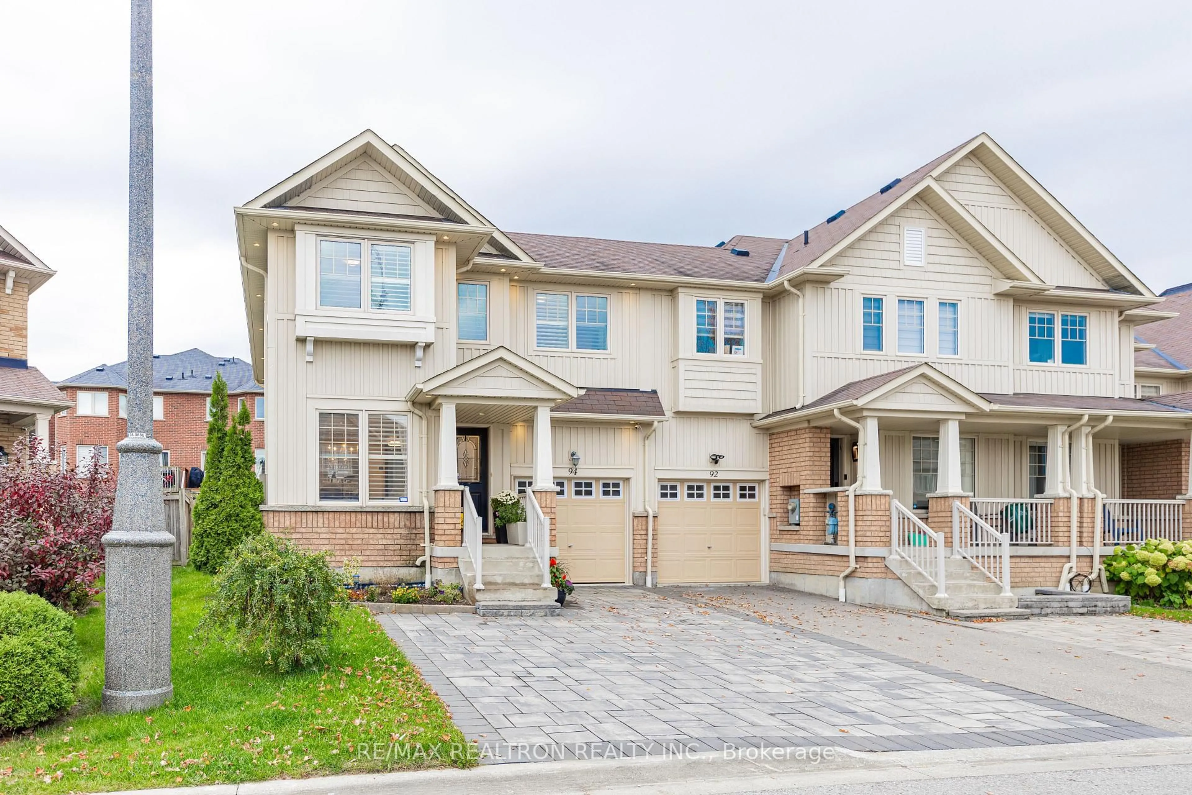 Home with brick exterior material, street for 94 Stoyell Dr, Richmond Hill Ontario L4E 0M8