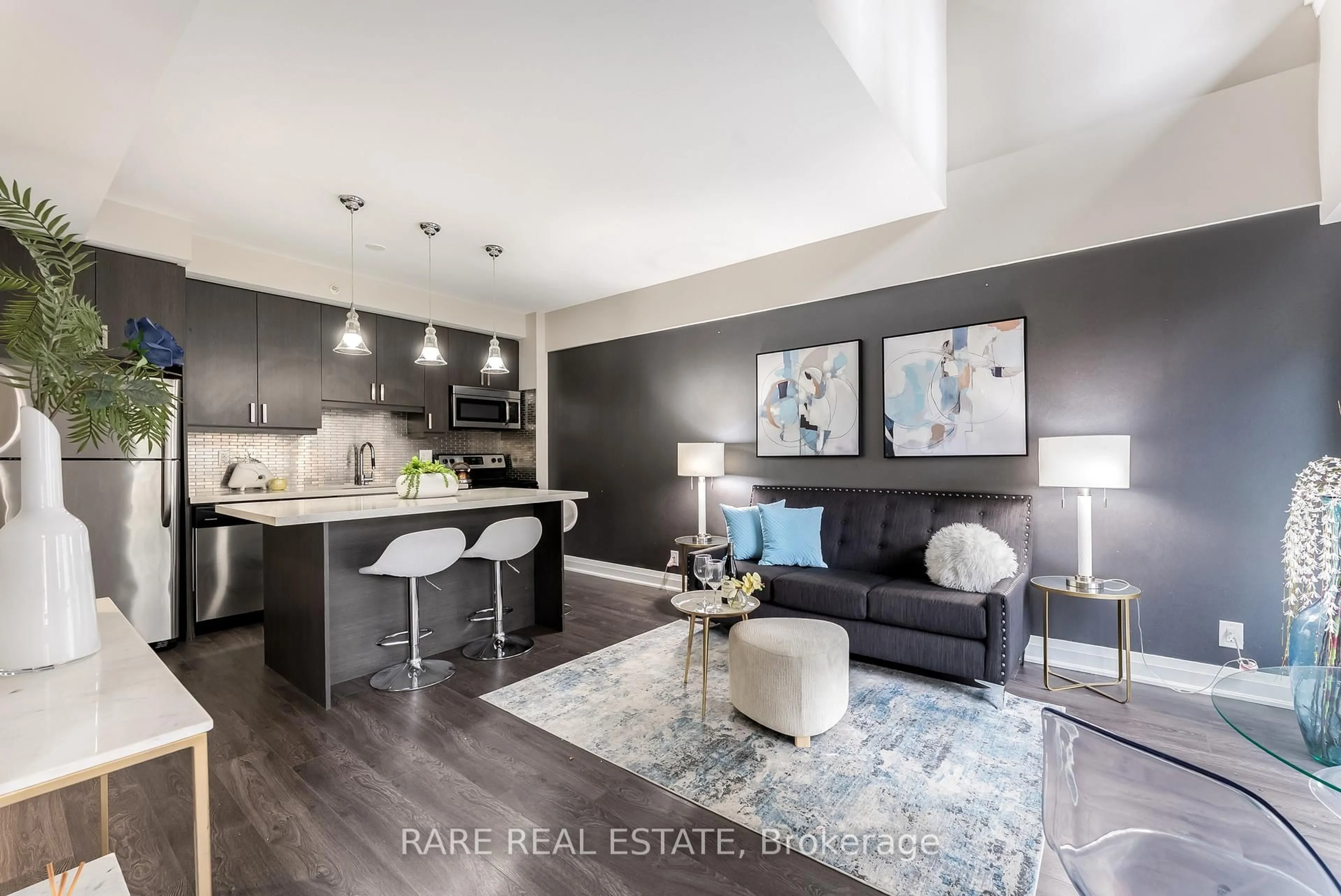 Open concept kitchen, unknown for 24 WOODSTREAM Blvd #118, Vaughan Ontario L4L 8C4