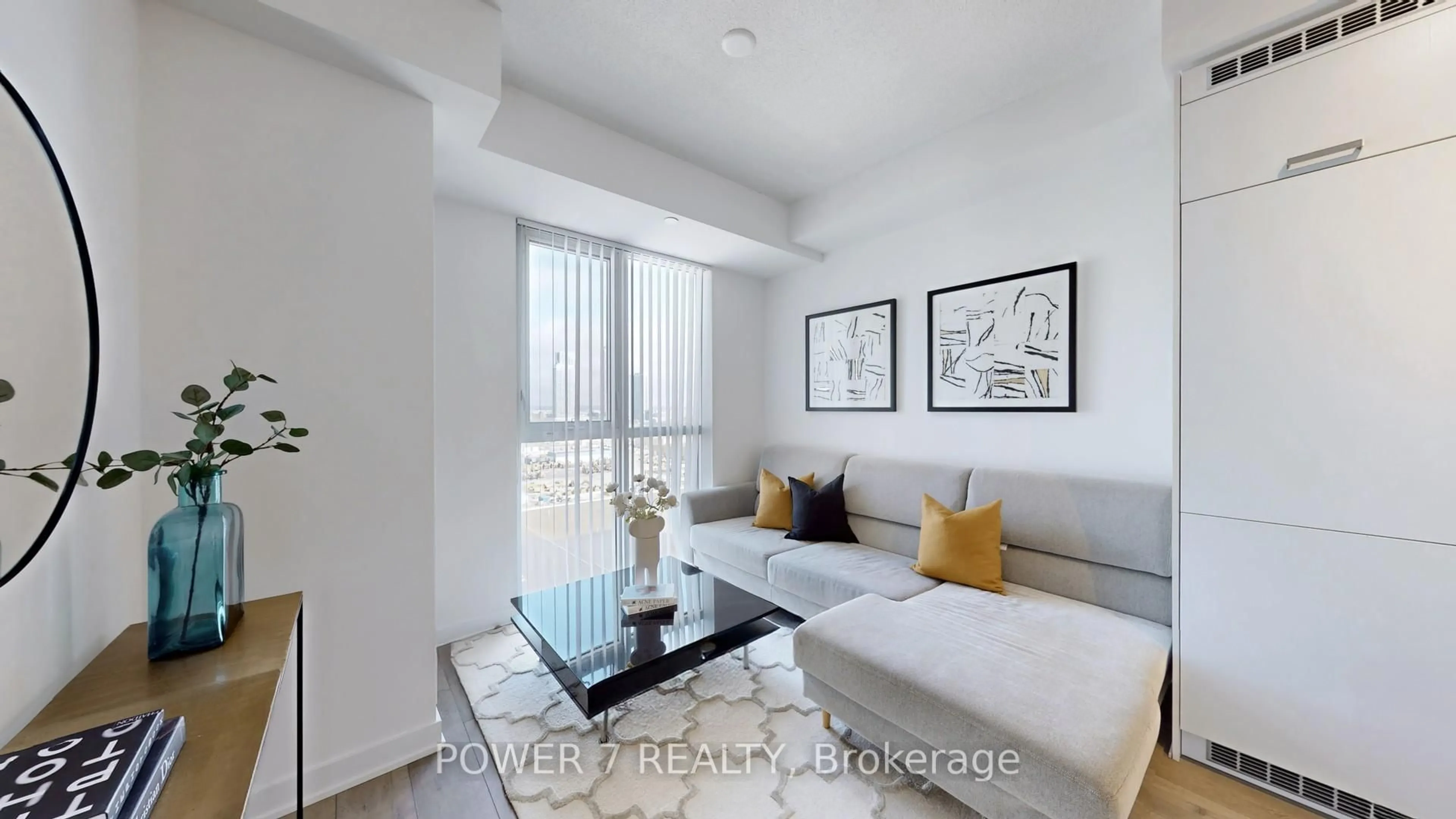 Living room with furniture, unknown for 10 Honeycrisp Cres #1516, Vaughan Ontario L4K 0M7