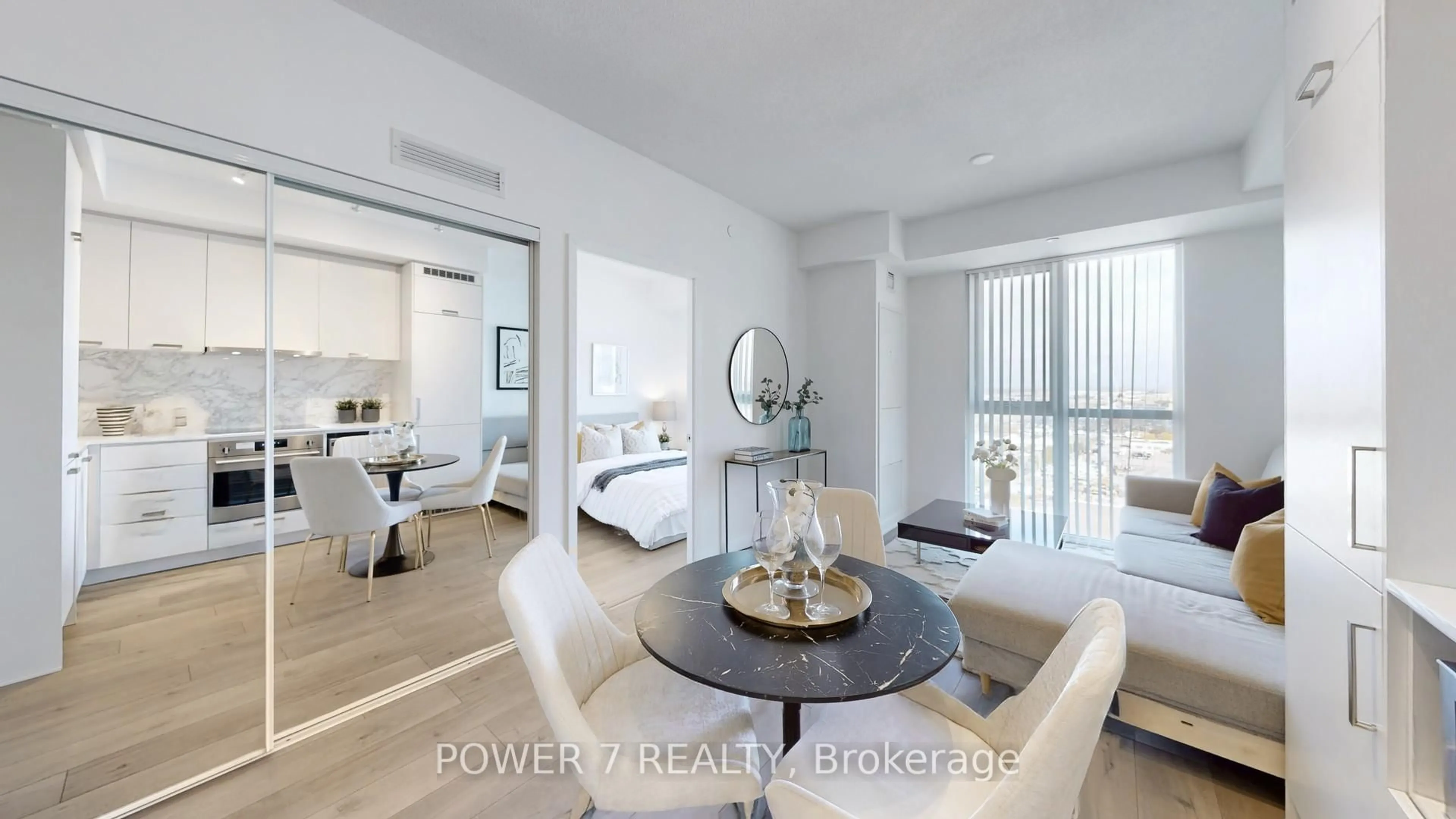 Living room with furniture, unknown for 10 Honeycrisp Cres #1516, Vaughan Ontario L4K 0M7