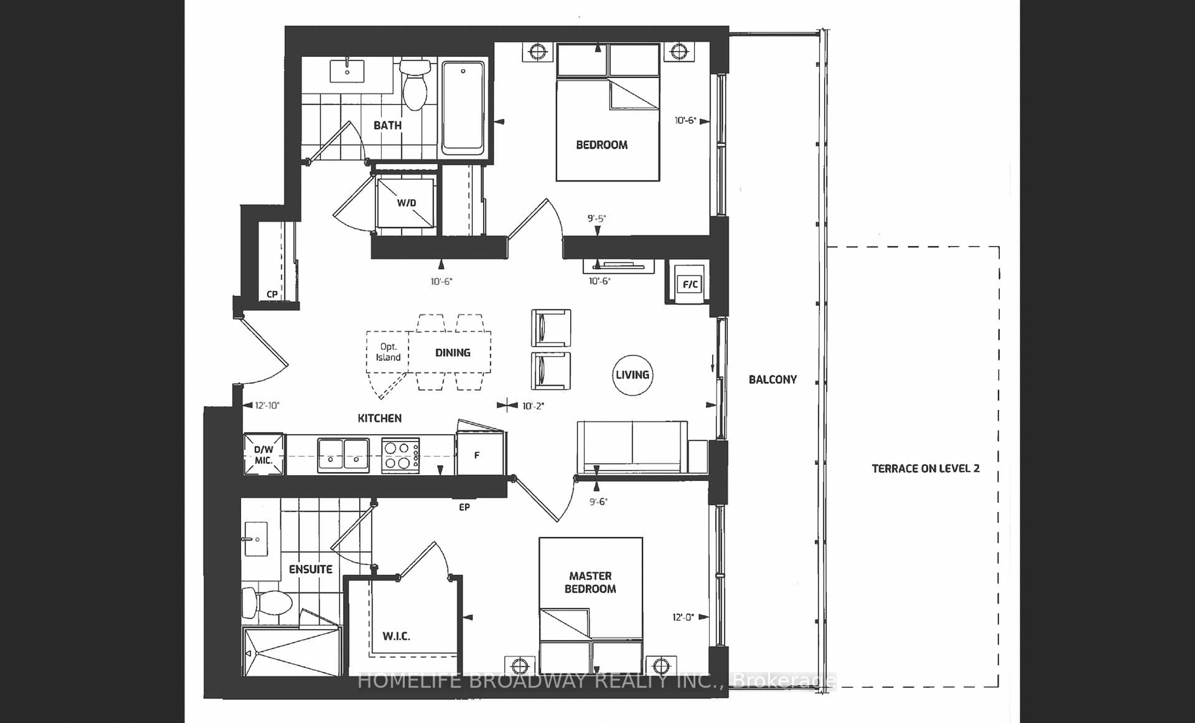 Floor plan for 8 Water Walk Dr #4602, Markham Ontario L3R 6L4