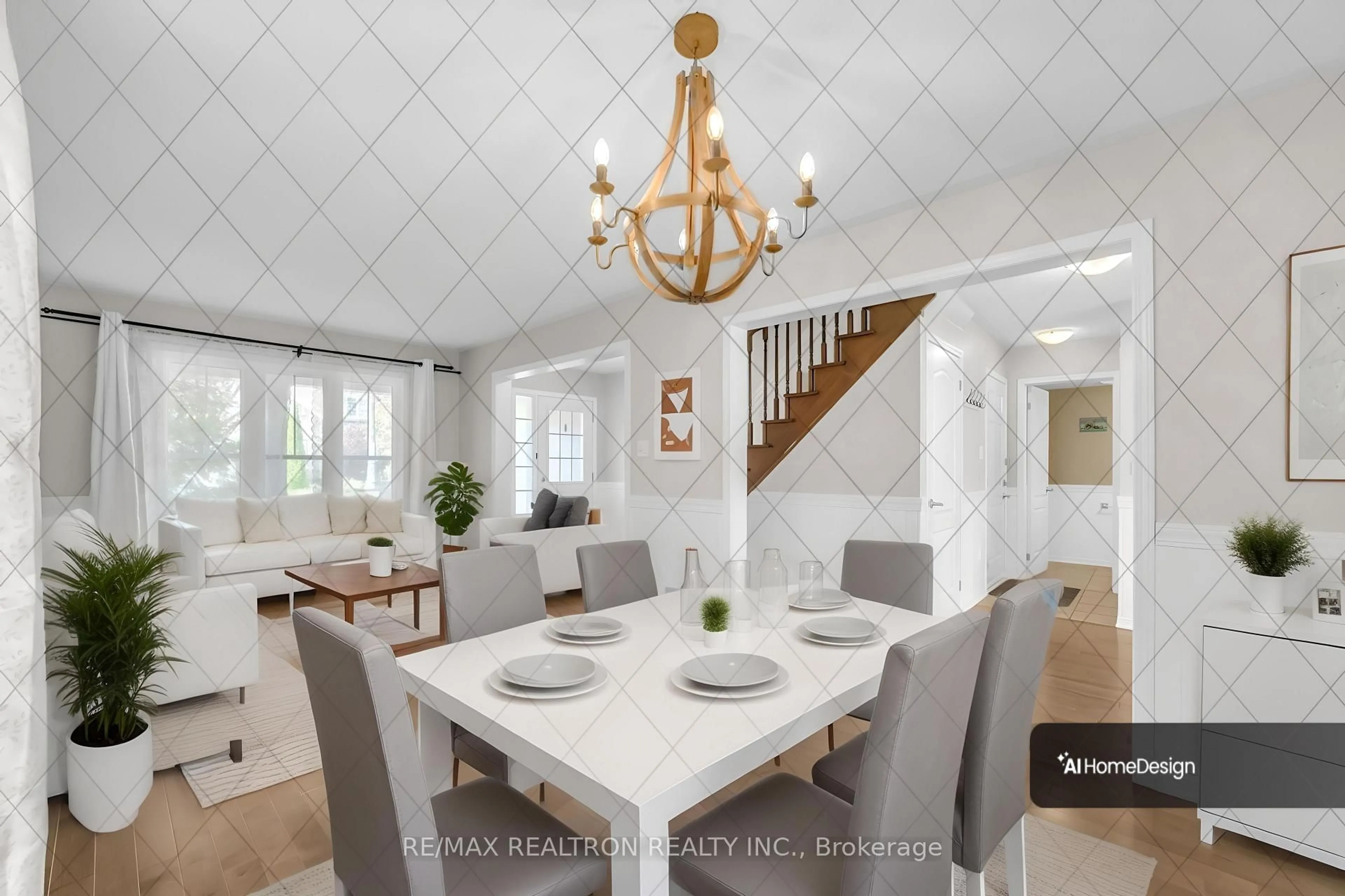 Dining room, ceramic/tile floor for 41 Ross Patrick Cres, Newmarket Ontario L3X 3G9