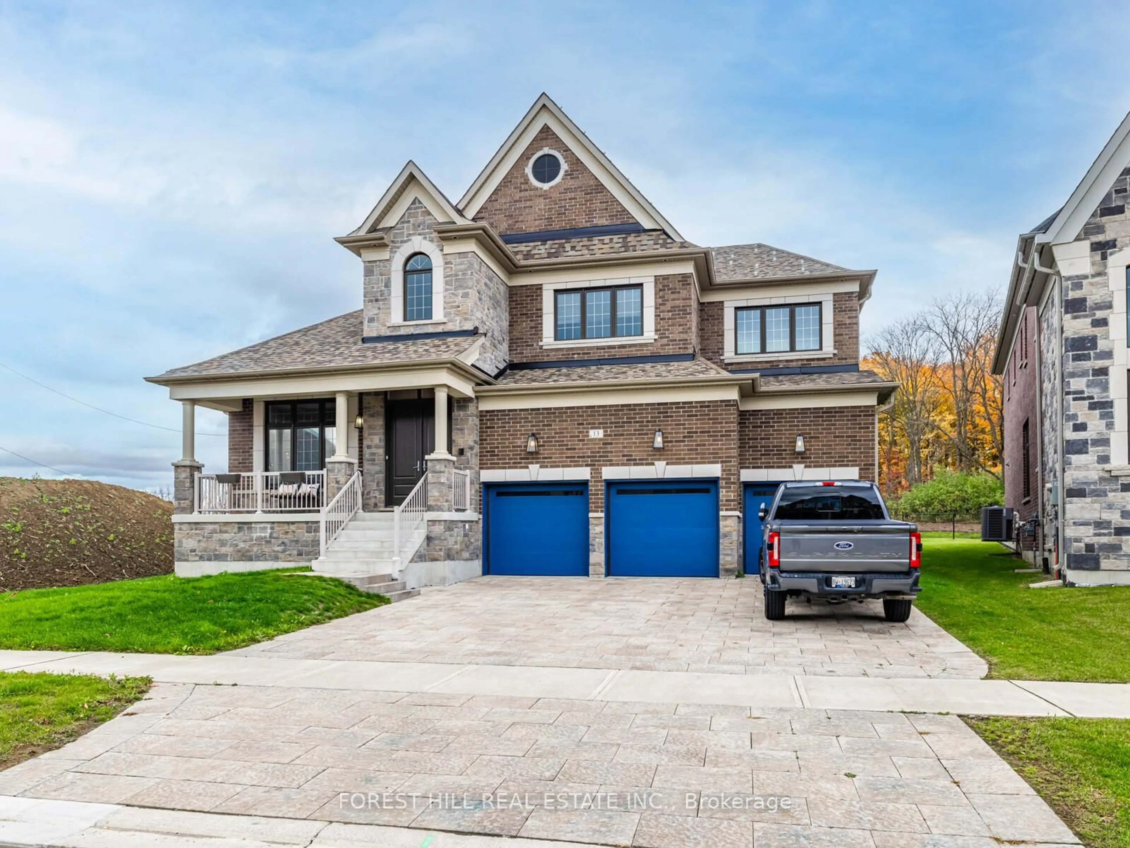 Home with brick exterior material, street for 13 Pellegrini Dr, Vaughan Ontario L4H 4A2
