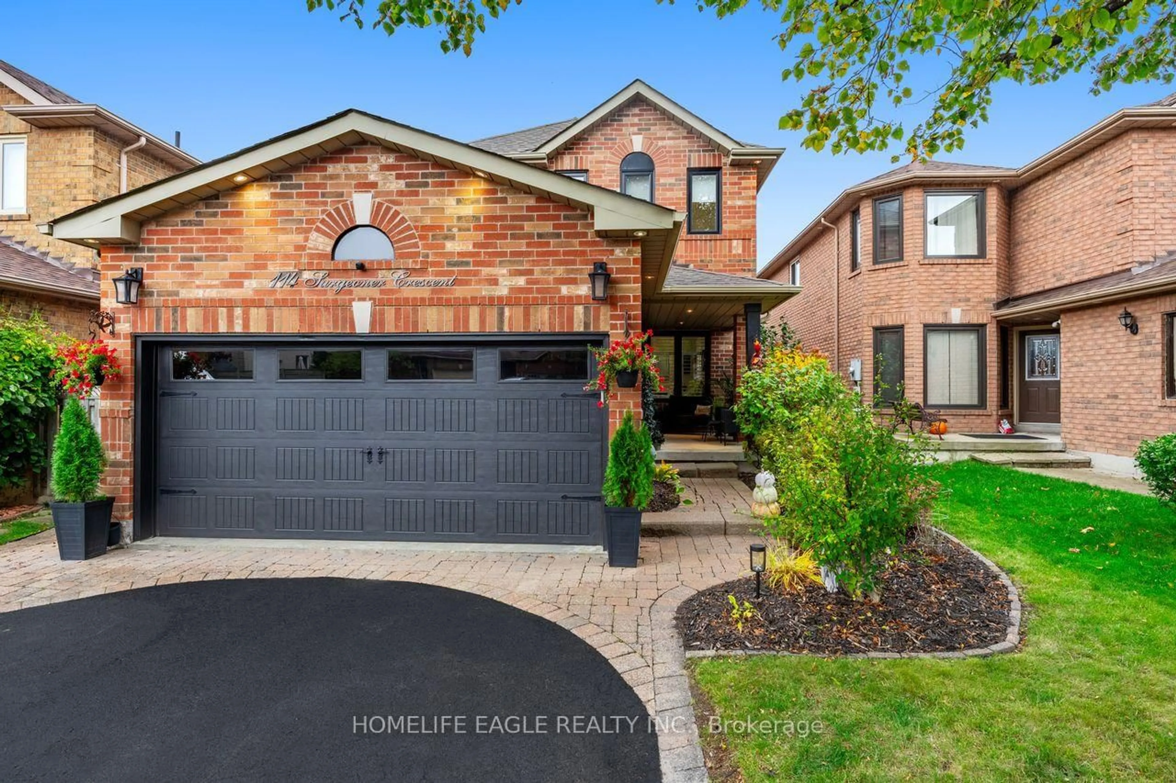 Home with brick exterior material, street for 114 Surgeoner Cres, Newmarket Ontario L3X 2L2