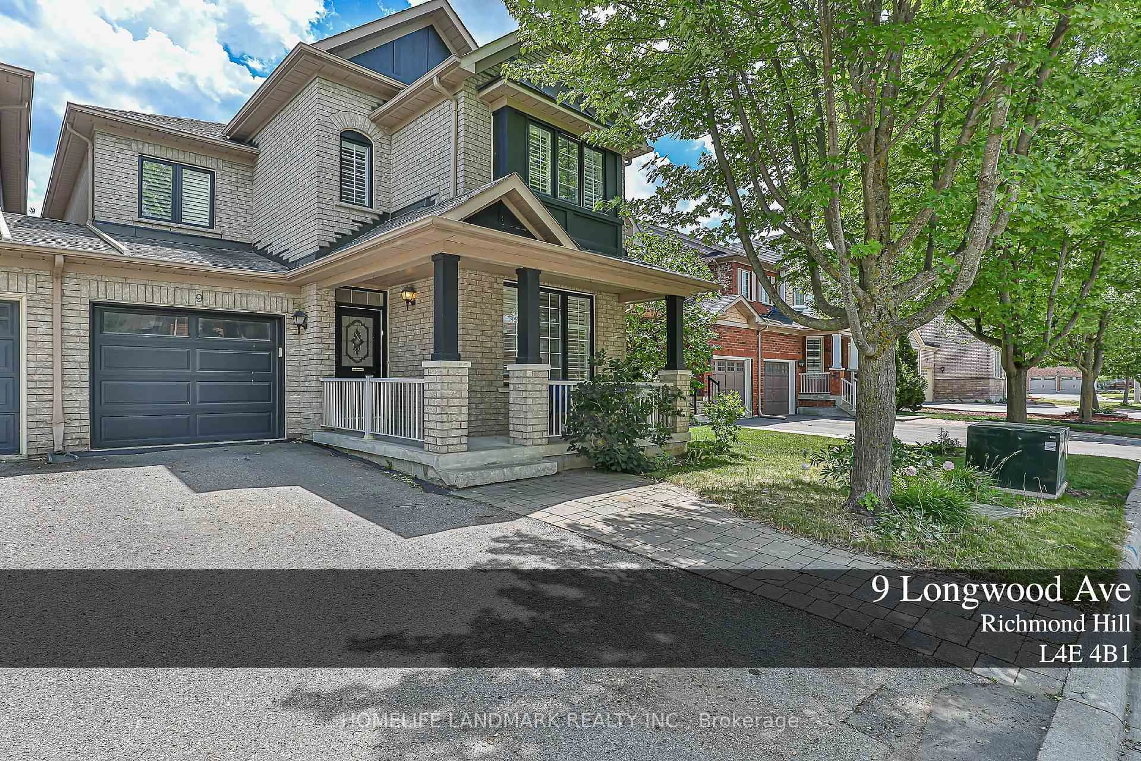 Home with brick exterior material, street for 9 Longwood Ave, Richmond Hill Ontario L4E 4B1