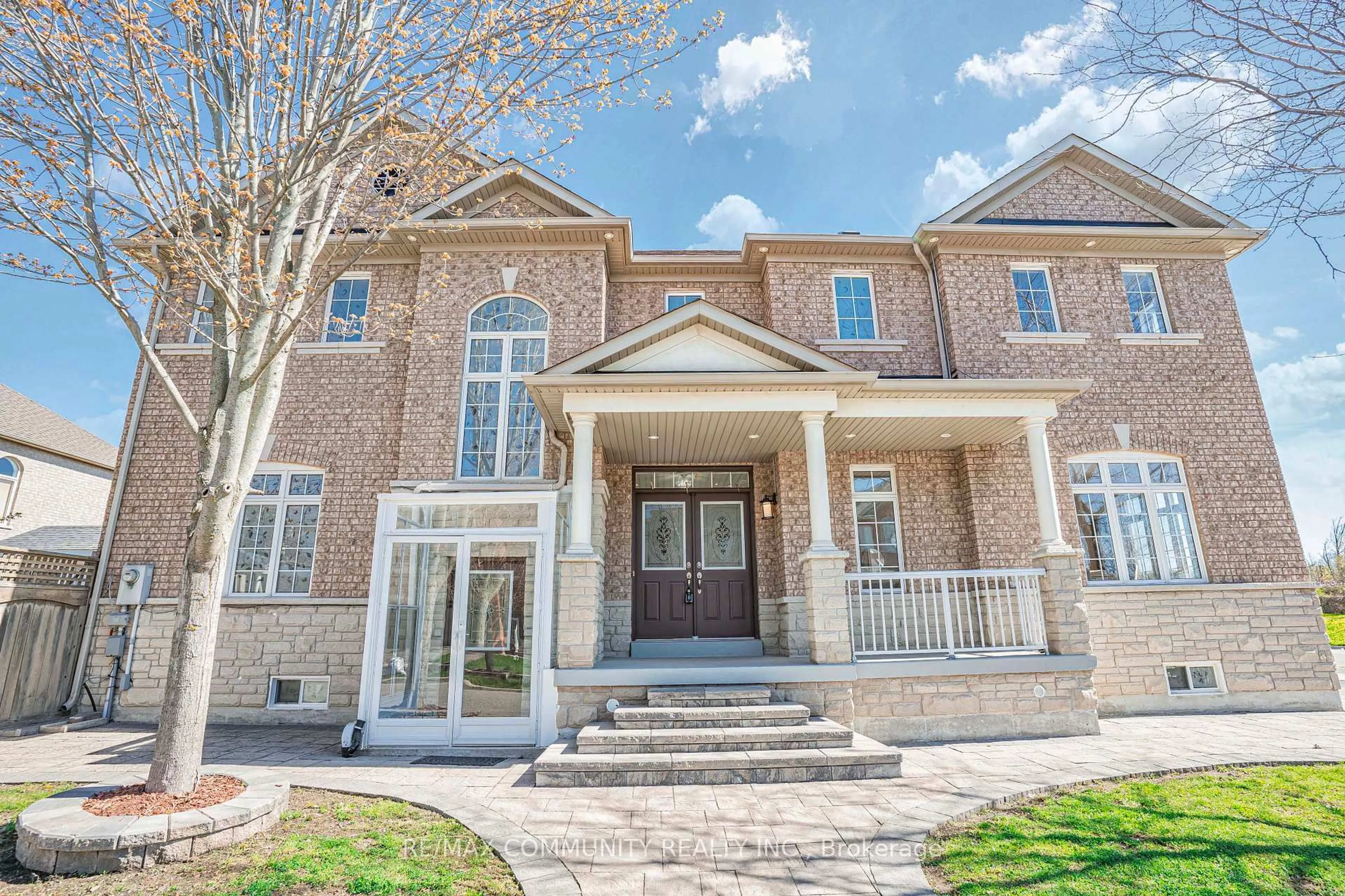Home with brick exterior material, street for 42 Reginald Lamb Cres, Markham Ontario L6B 0B5