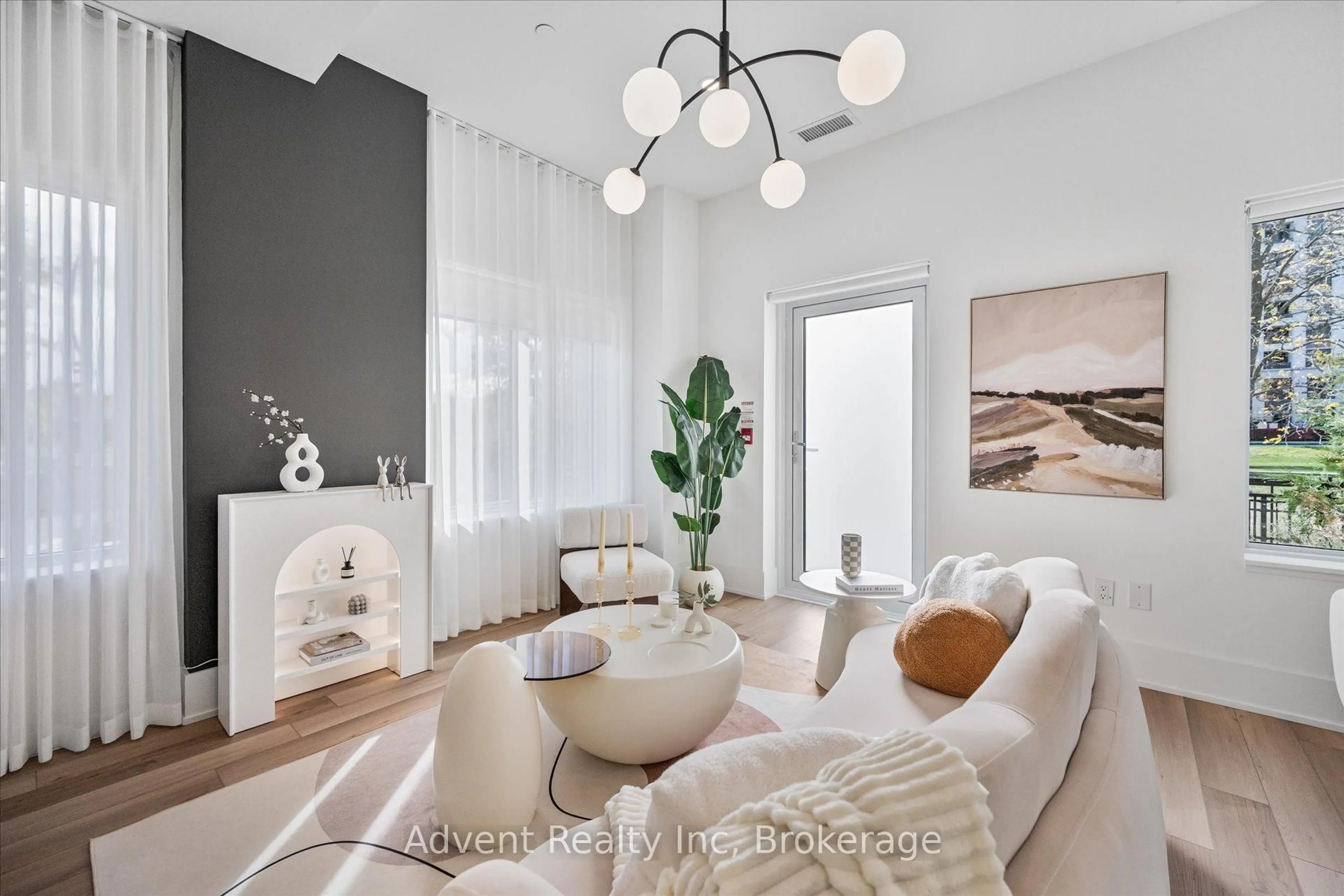 Living room with furniture, unknown for 8 Cedarland Dr #127W, Markham Ontario L6G 0H4