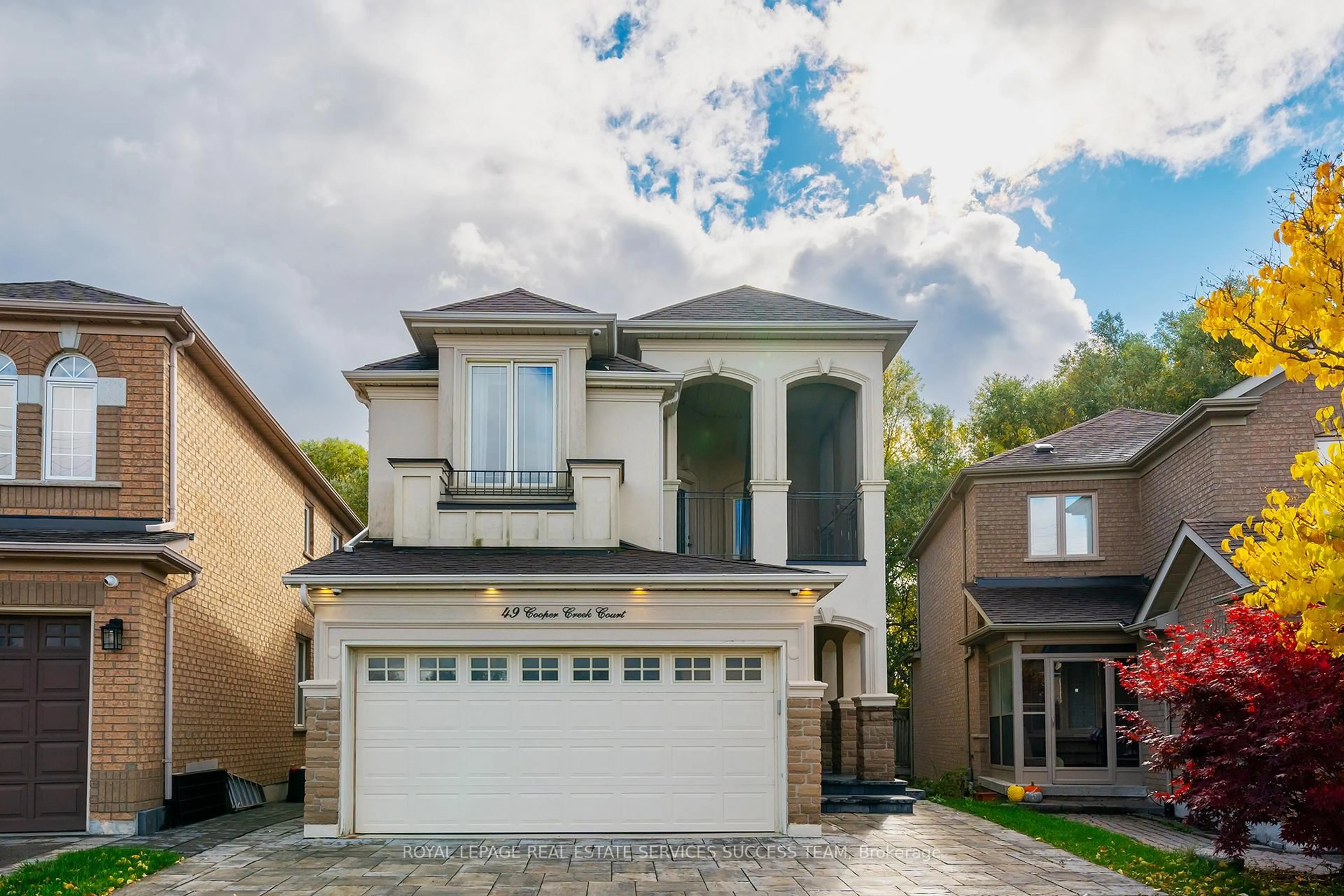 Home with brick exterior material, street for 49 Cooper creek Crt, Vaughan Ontario L6A 2S4