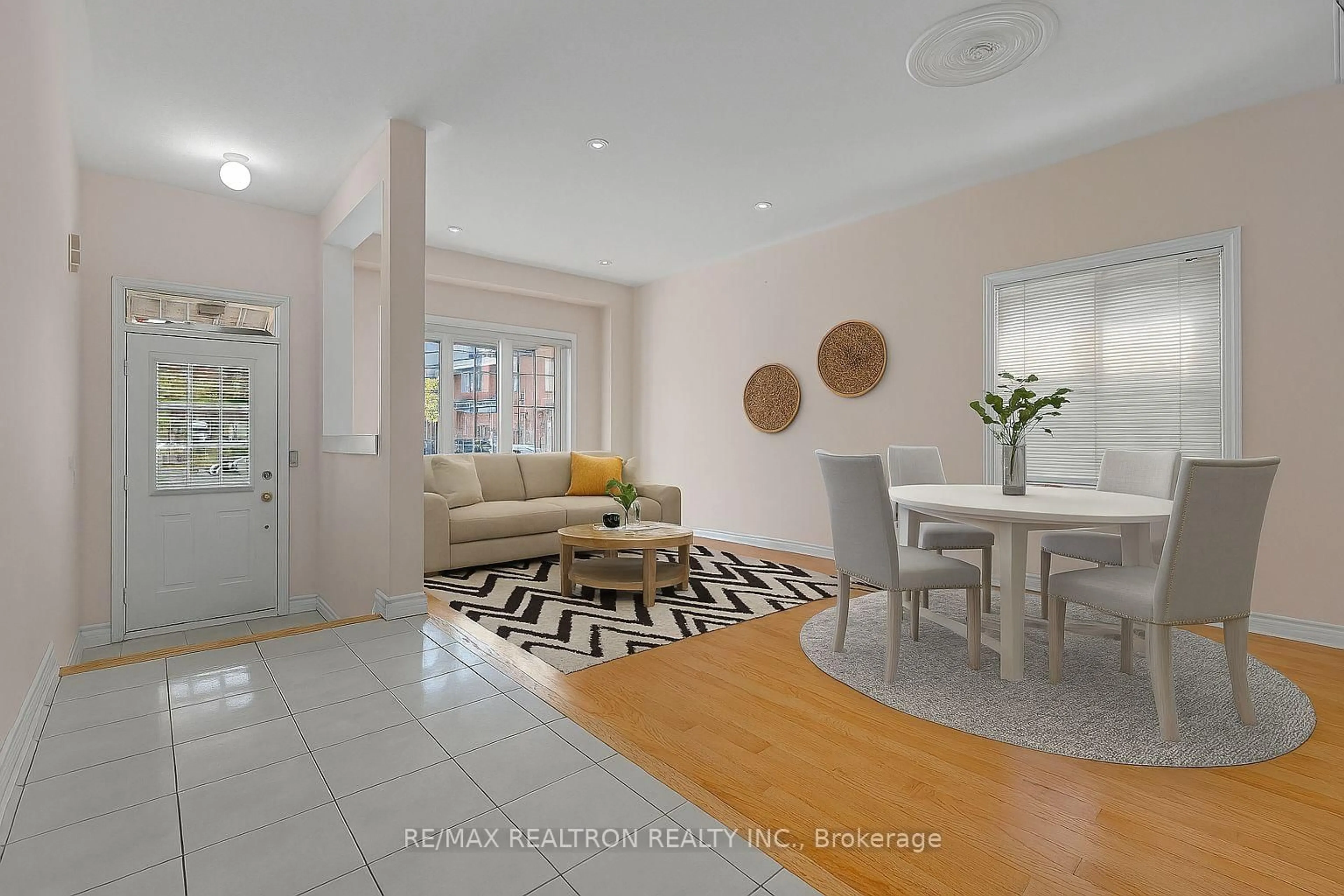 Living room with furniture, ceramic/tile floor for 50 Saint Victor Dr, Vaughan Ontario L4H 3E3
