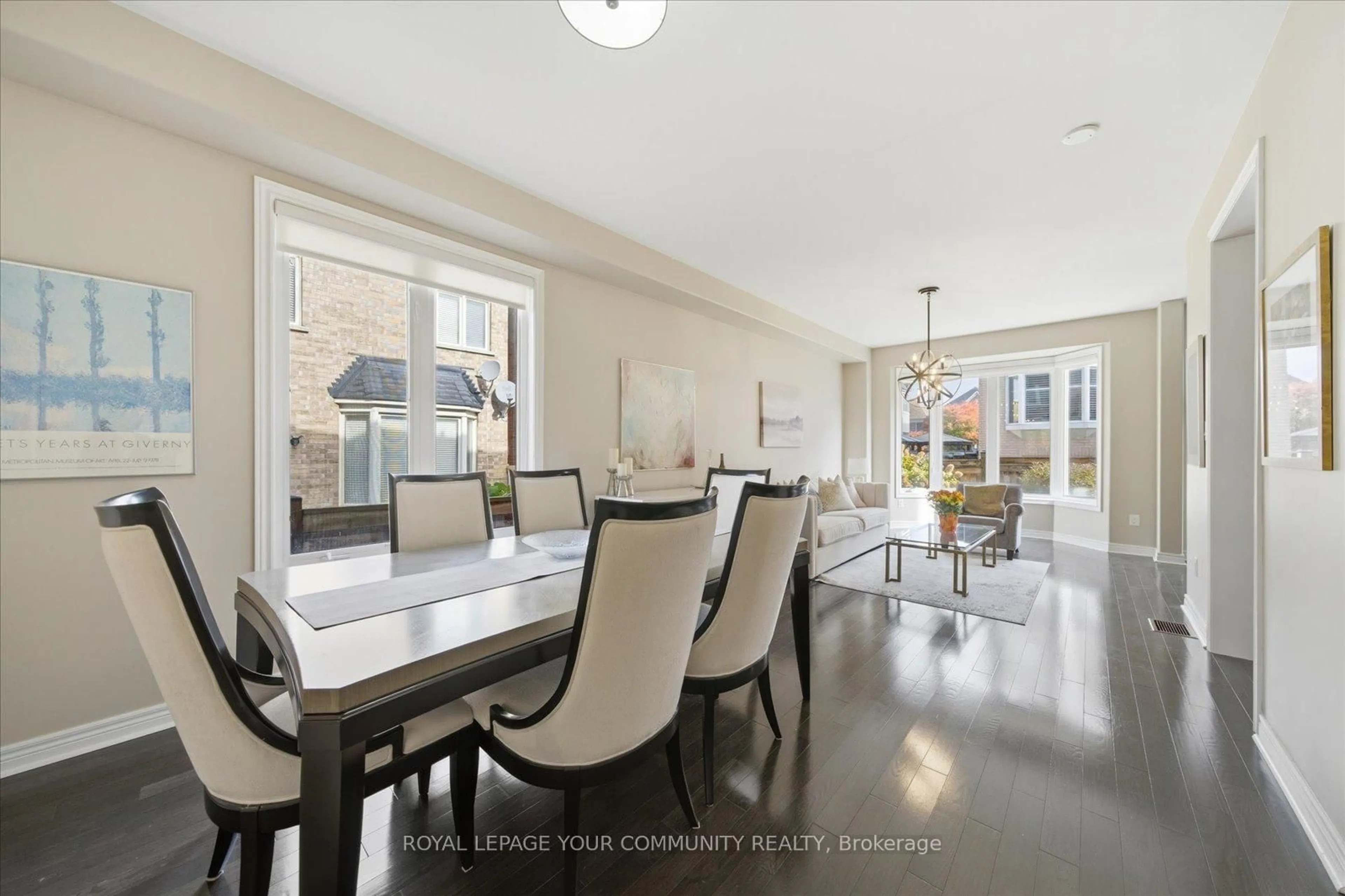 Dining room, ceramic/tile floor for 76 Mary Ellen Baker Cres, Vaughan Ontario L4J 0G4