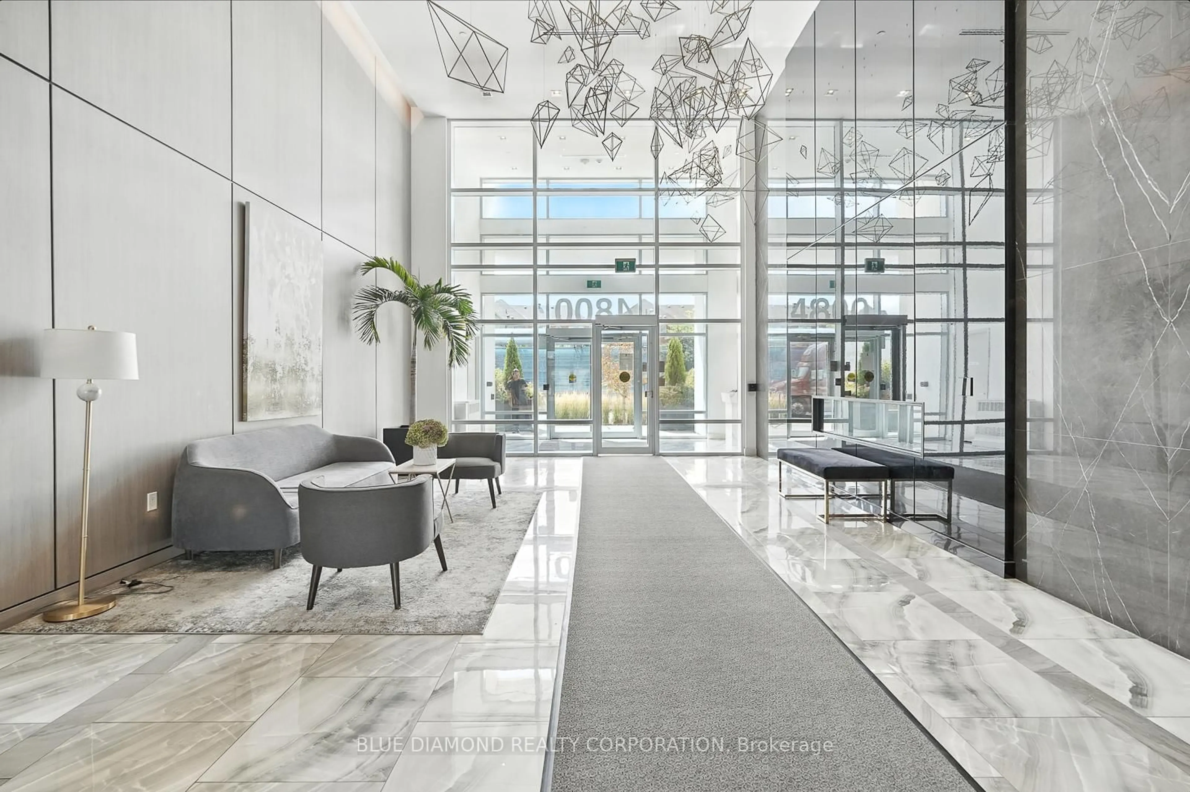 Lobby for 4800 Highway 7 Rd #612, Vaughan Ontario L4L 1H8
