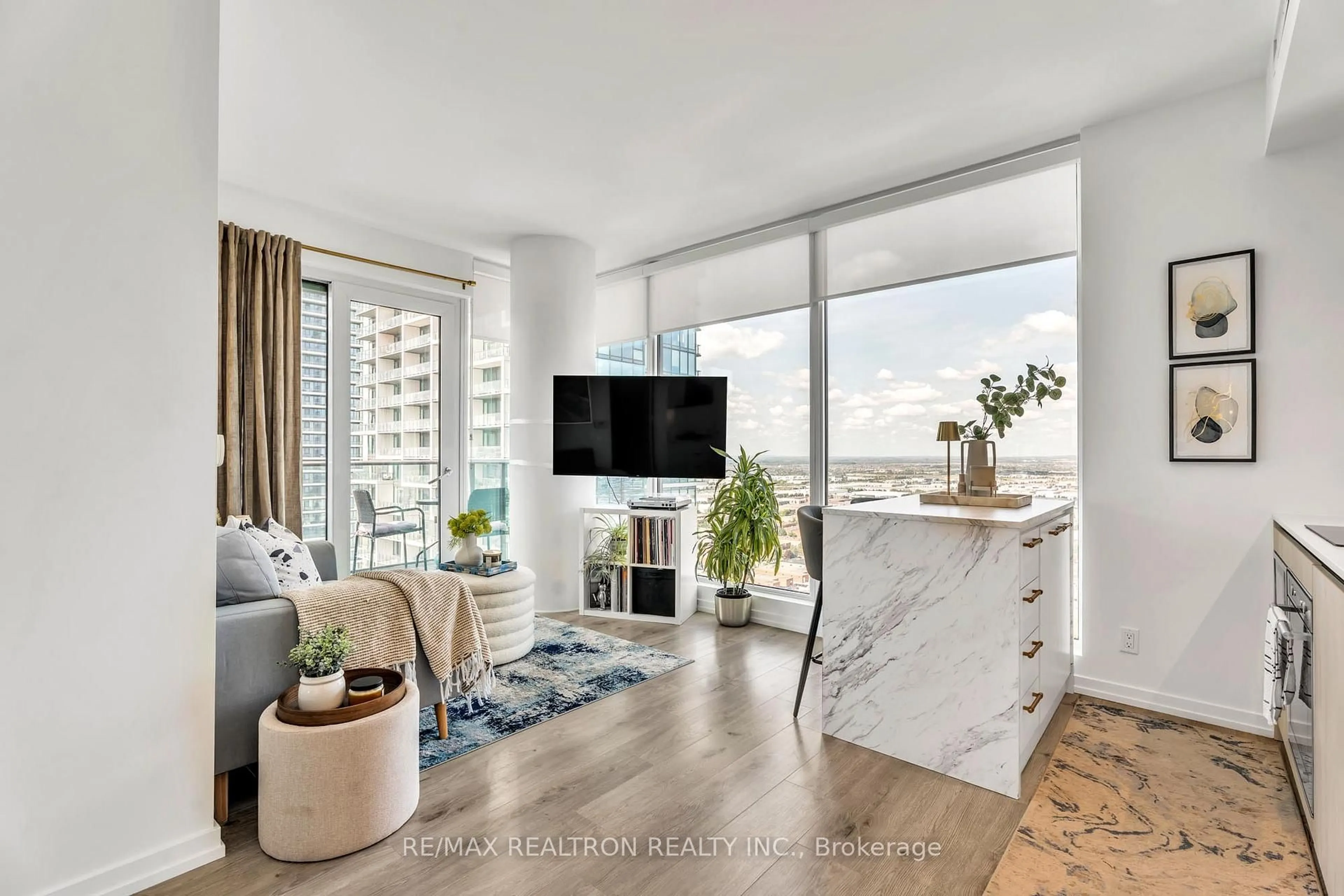 Living room with furniture, unknown for 7890 Jane St #3806, Vaughan Ontario L4K 0K9