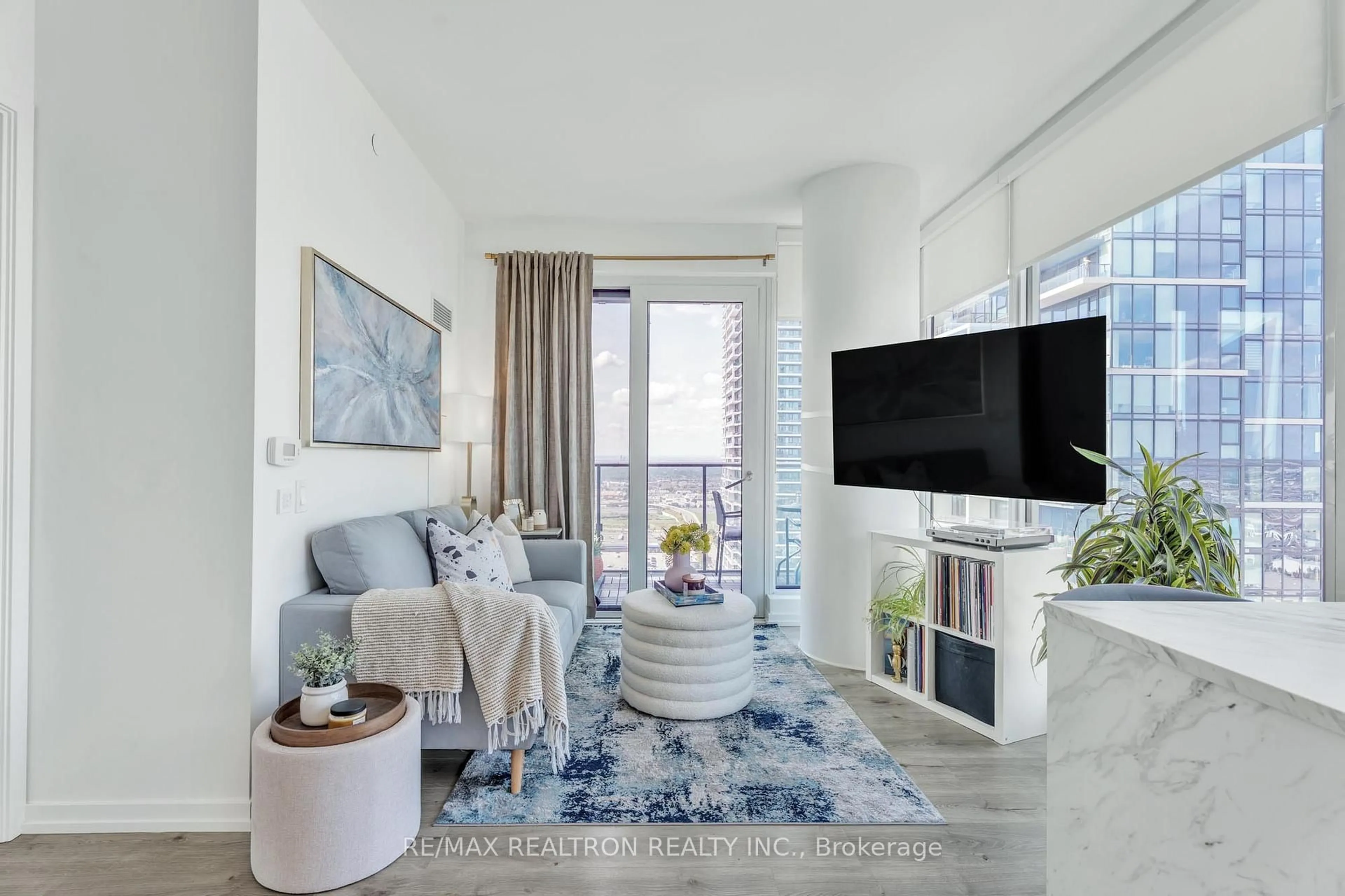 Living room with furniture, unknown for 7890 Jane St #3806, Vaughan Ontario L4K 0K9