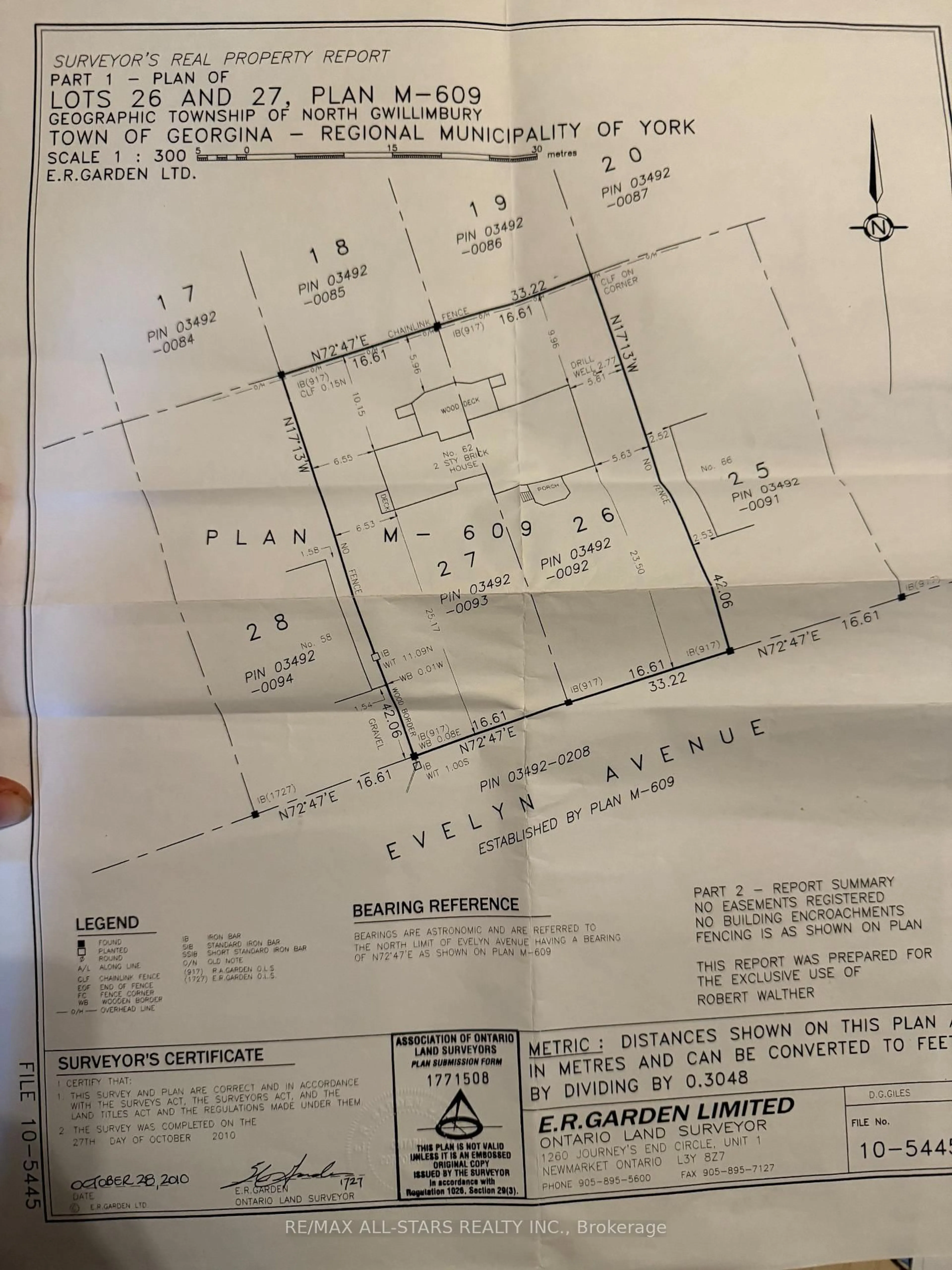 Picture of a map for 62 Evelyn Ave, Georgina Ontario L4P 3C8