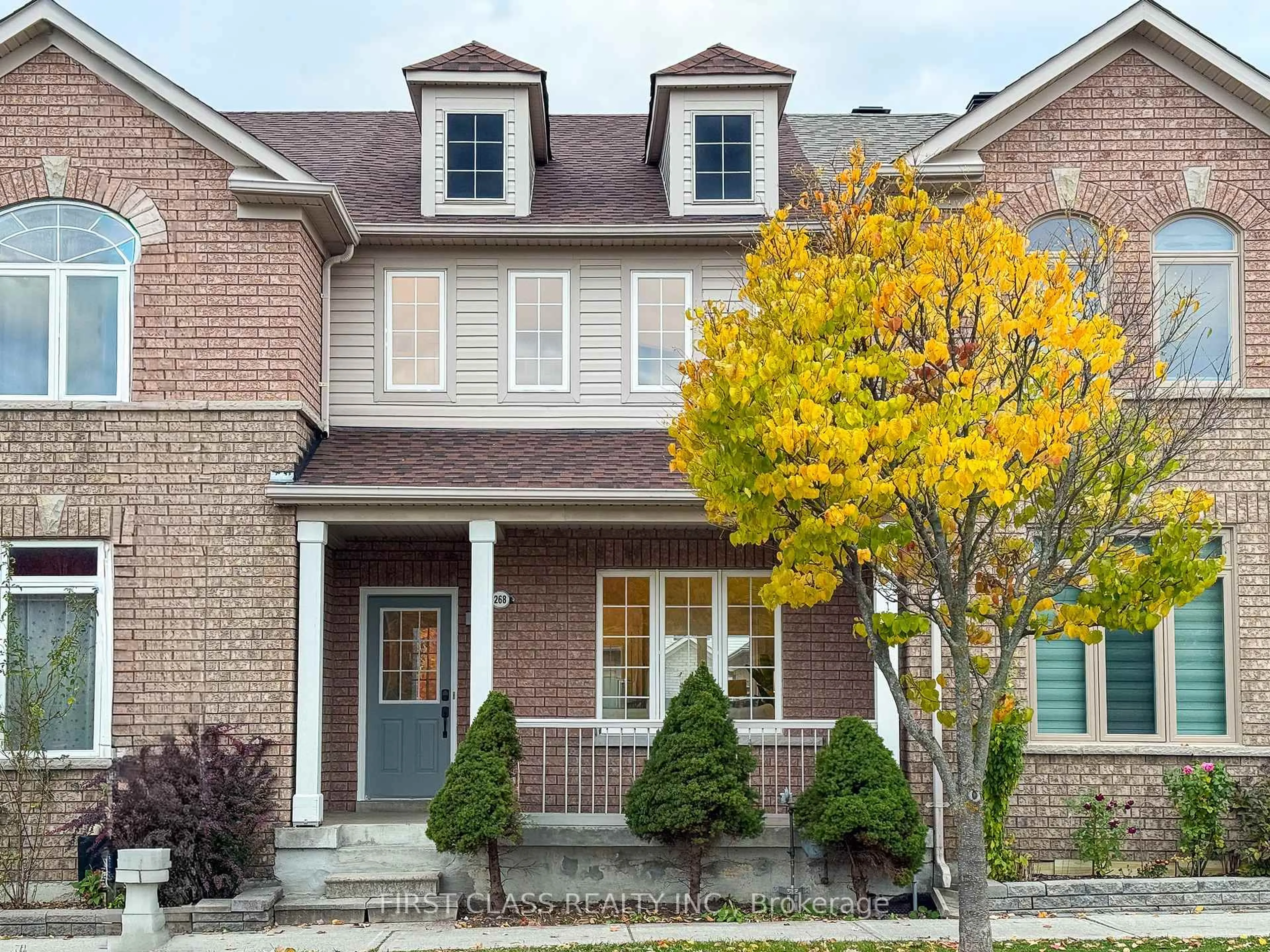 Home with brick exterior material, street for 268 Roy Rainey Ave, Markham Ontario L6E 1P8