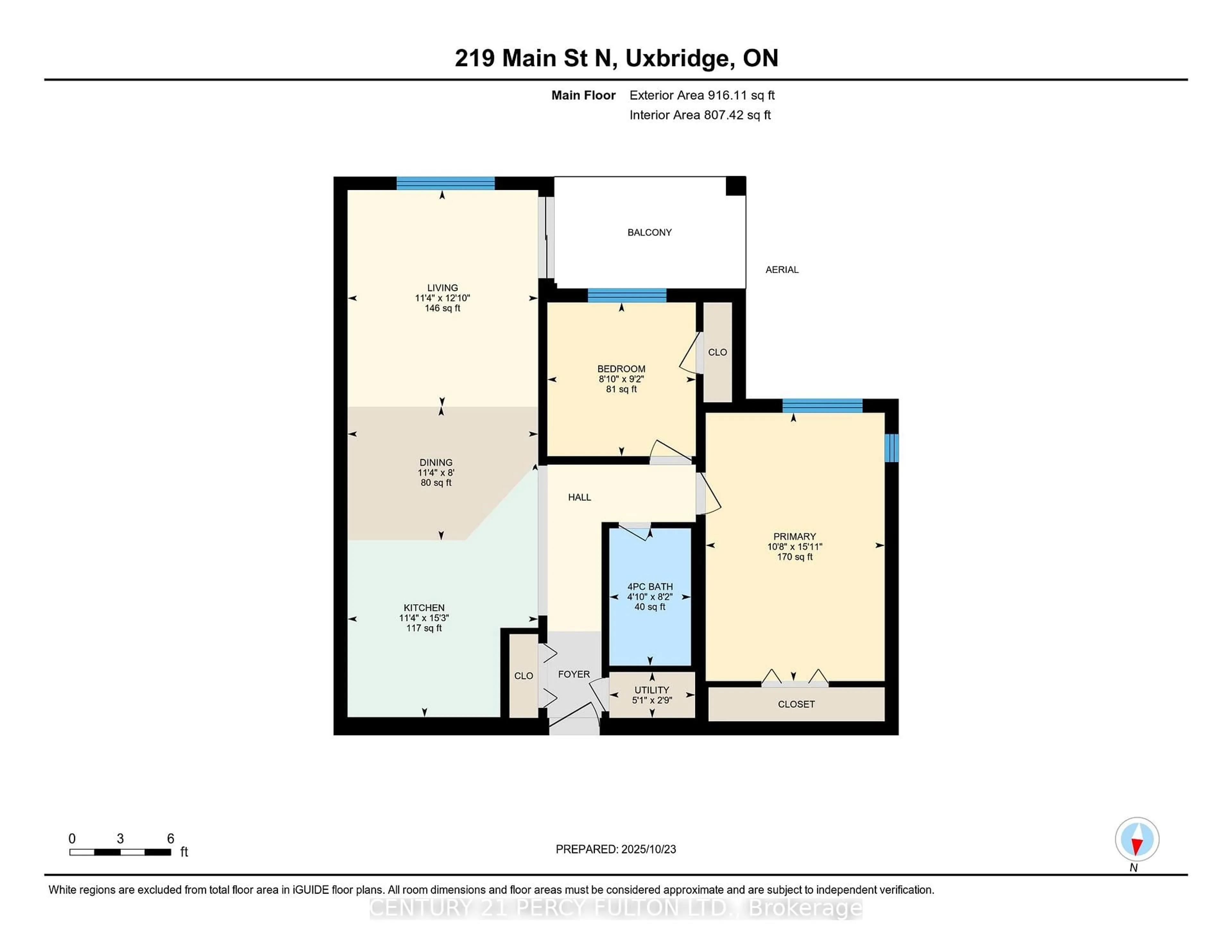 Floor plan for 219 Main St #301, Uxbridge Ontario L9P 1C4