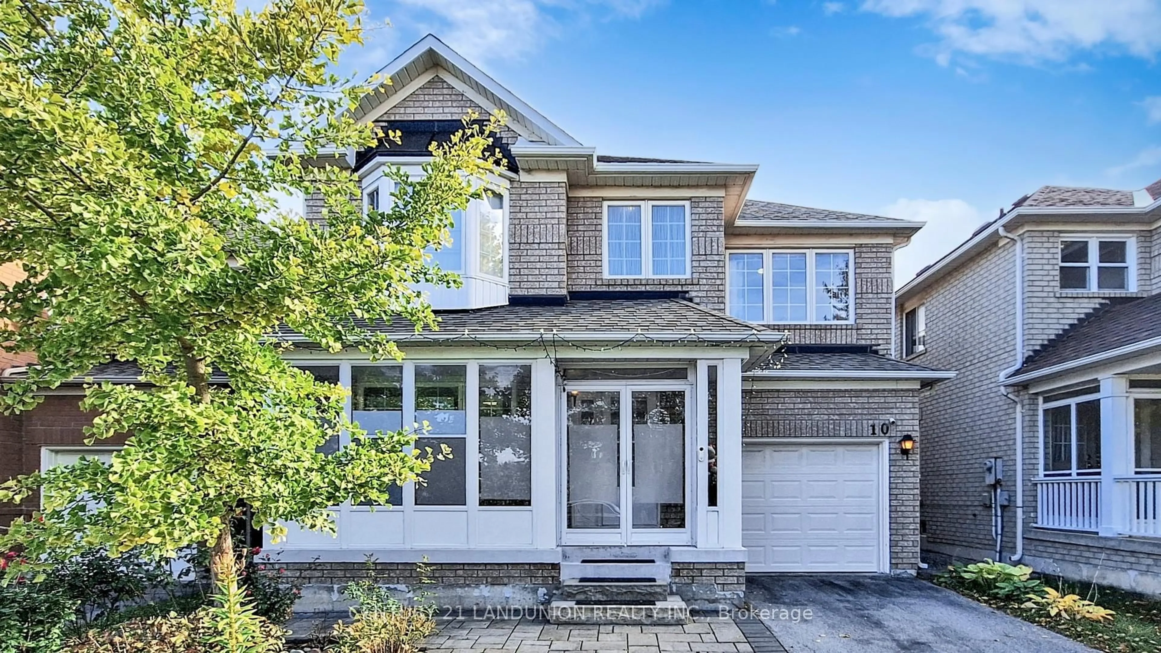 Home with brick exterior material, street for 10 Majestic Dr, Markham Ontario L6C 2B2