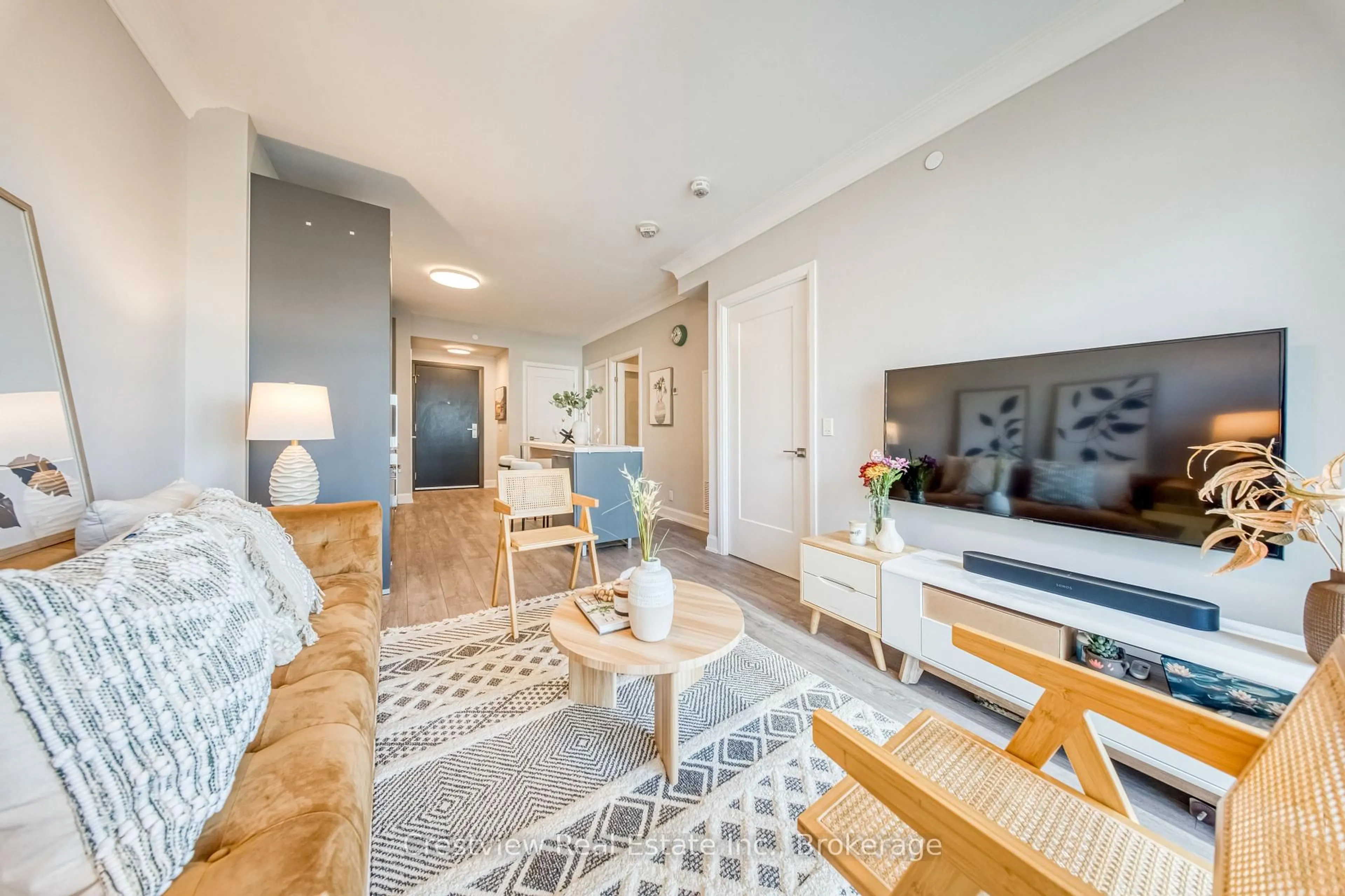 Living room with furniture, unknown for 8 Water Walk Dr #309, Markham Ontario L3R 6L4