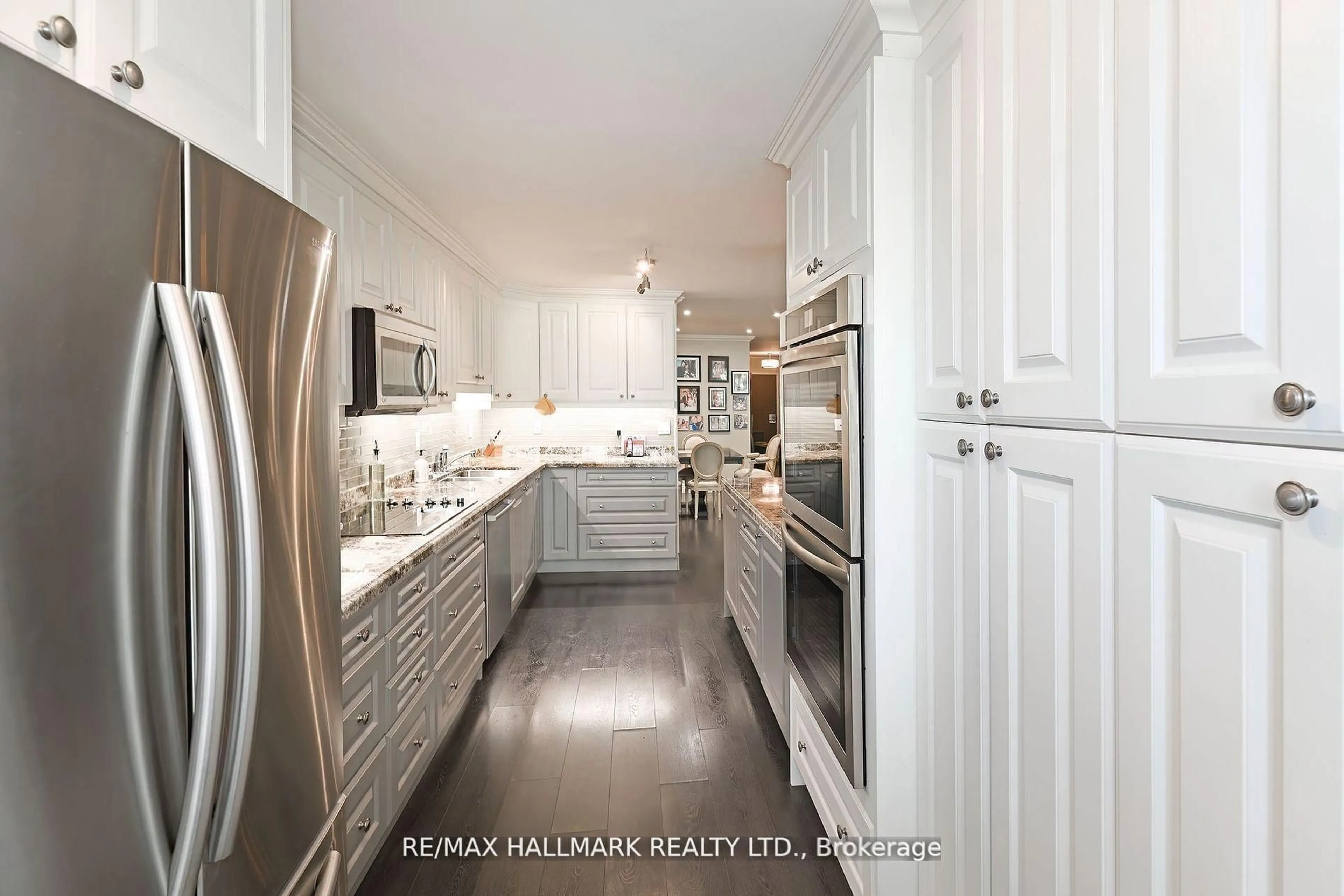 Contemporary kitchen, ceramic/tile floor for 333 Clark Ave #105, Vaughan Ontario L4J 7K4