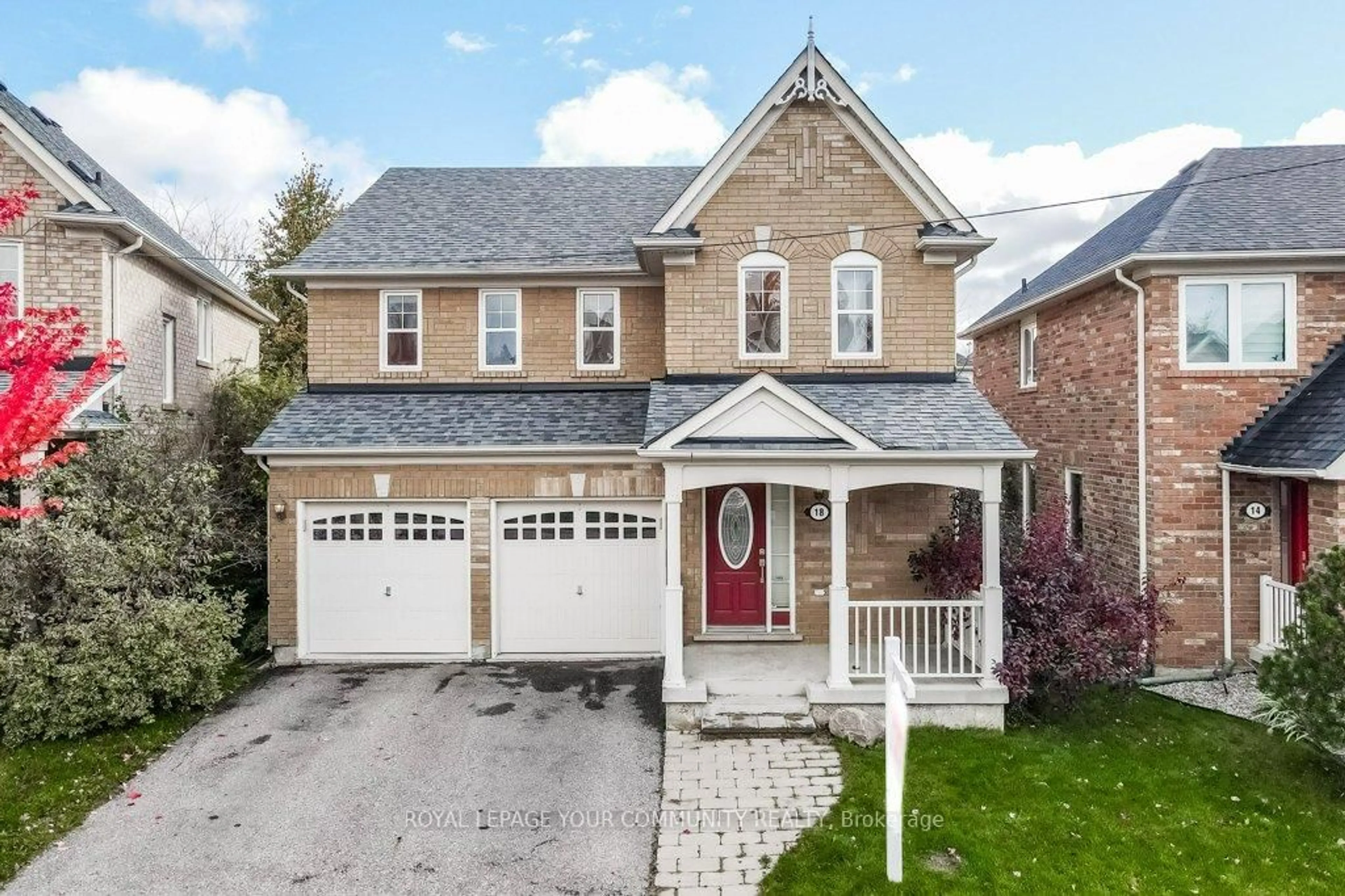 Home with brick exterior material, street for 18 Weldon Woods Crt, Whitchurch-Stouffville Ontario L4A 0J4