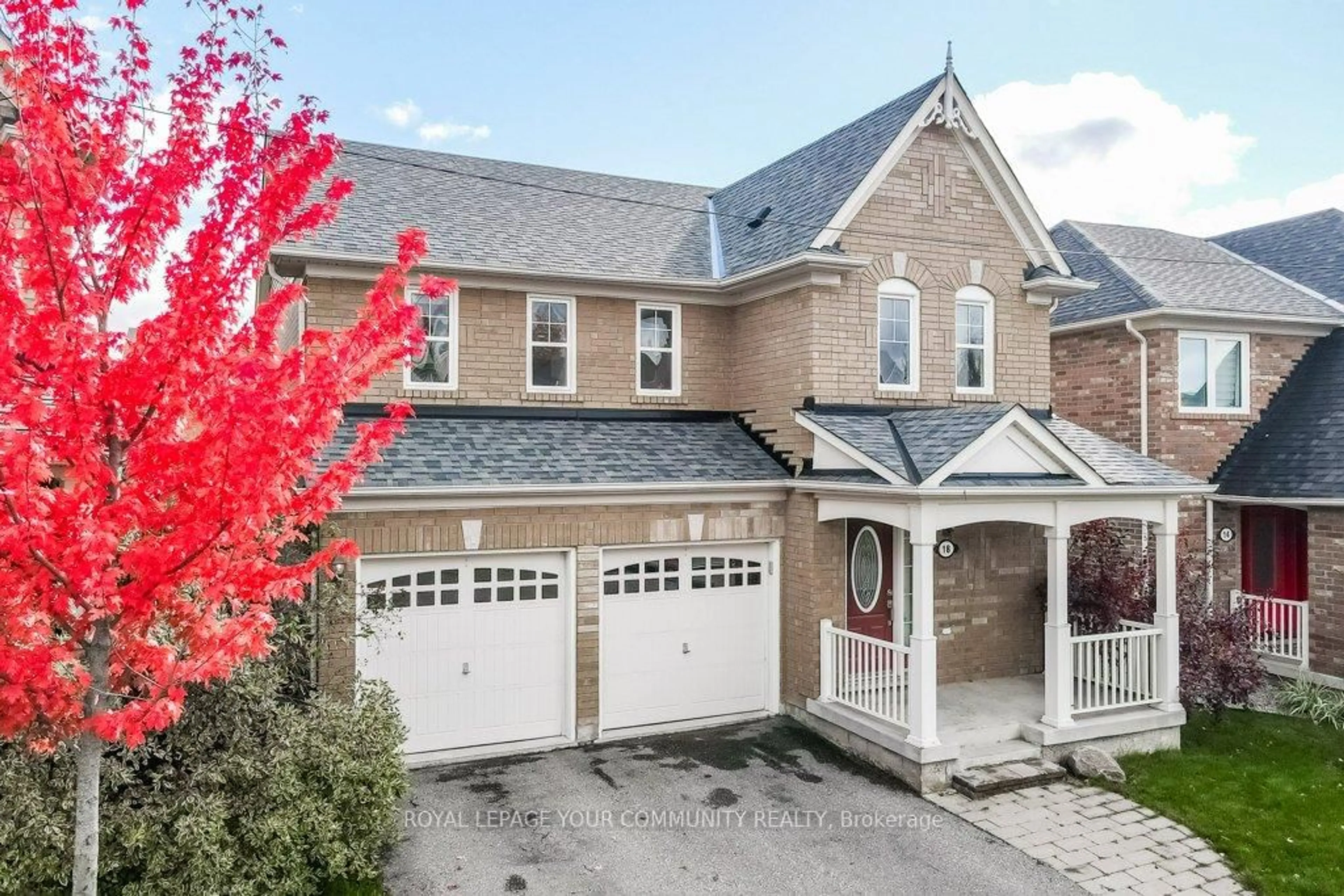 Home with brick exterior material, street for 18 Weldon Woods Crt, Whitchurch-Stouffville Ontario L4A 0J4