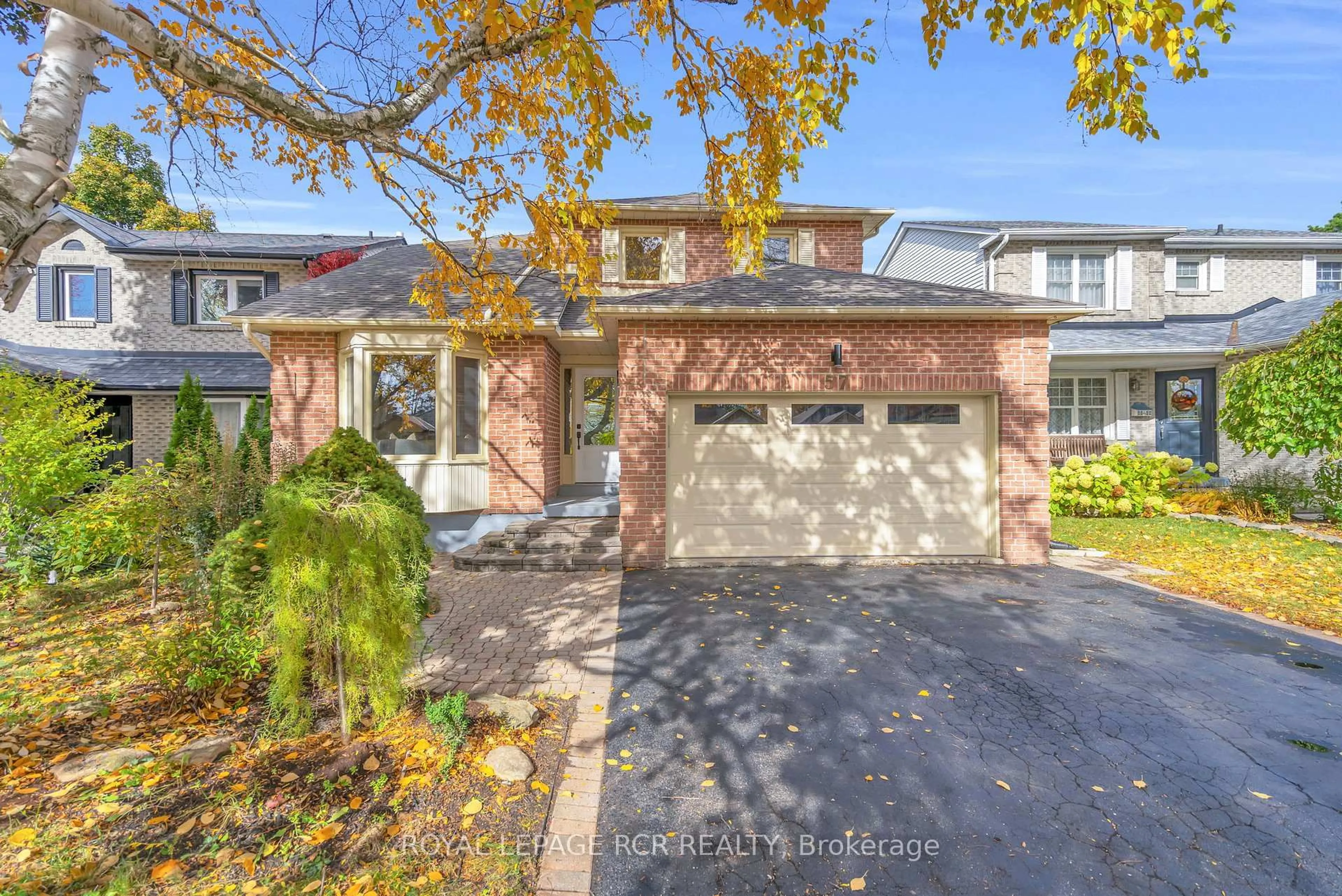 Home with brick exterior material, street for 57 Closs Sq, Aurora Ontario L4G 5H6