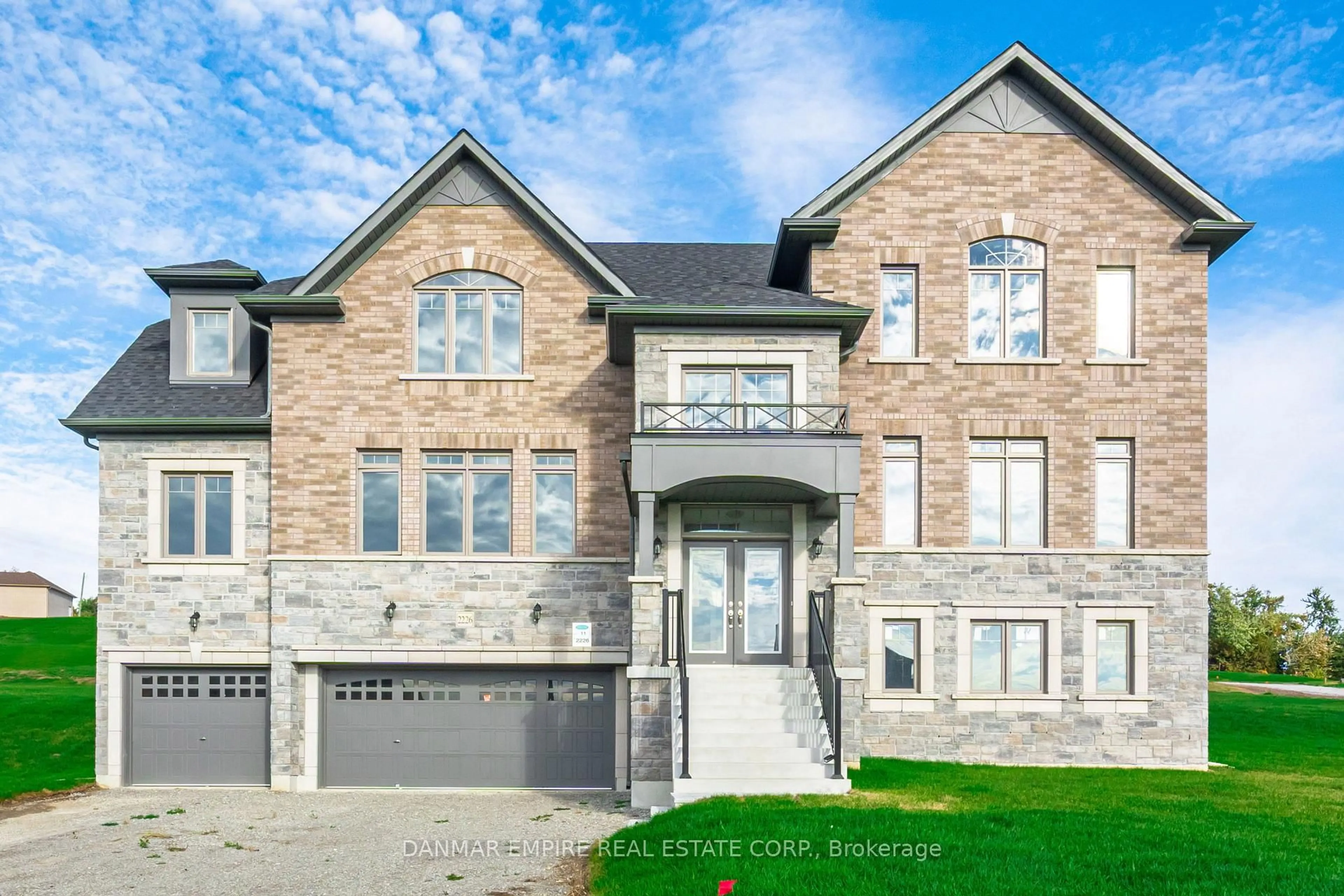 Home with brick exterior material, street for 2226 Greg Gemmell Way, Innisfil Ontario L0L 1K0