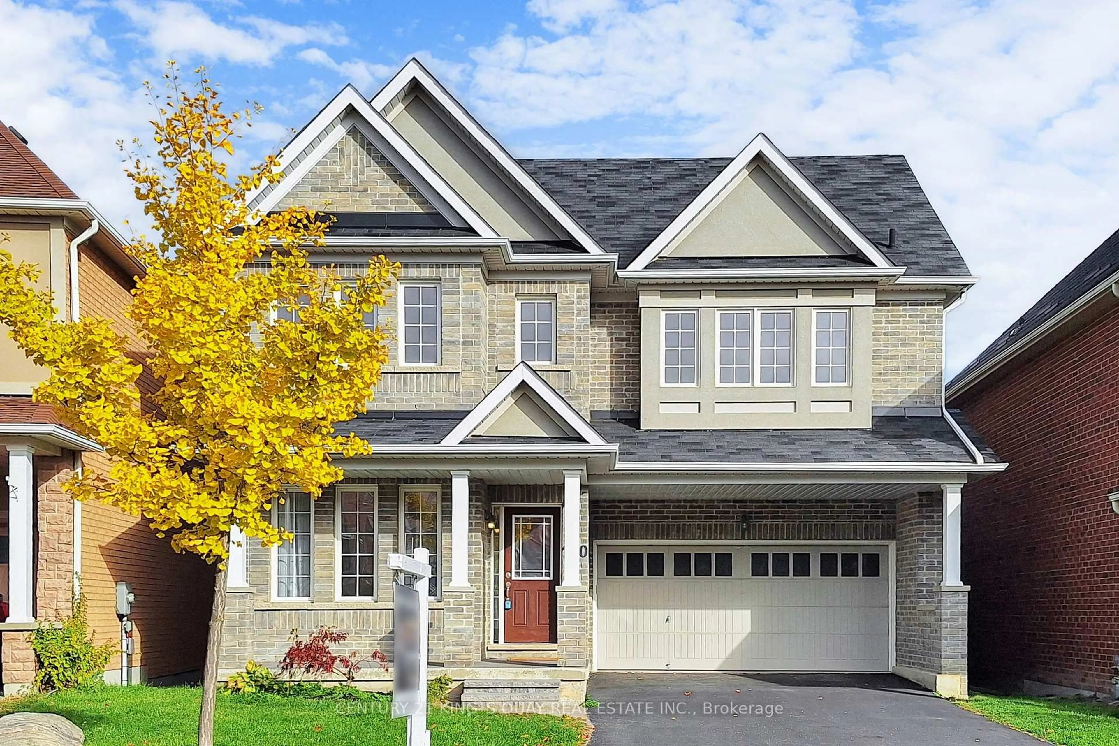 Home with vinyl exterior material, street for 220 Karl Rose Tr, Newmarket Ontario L3X 3J3