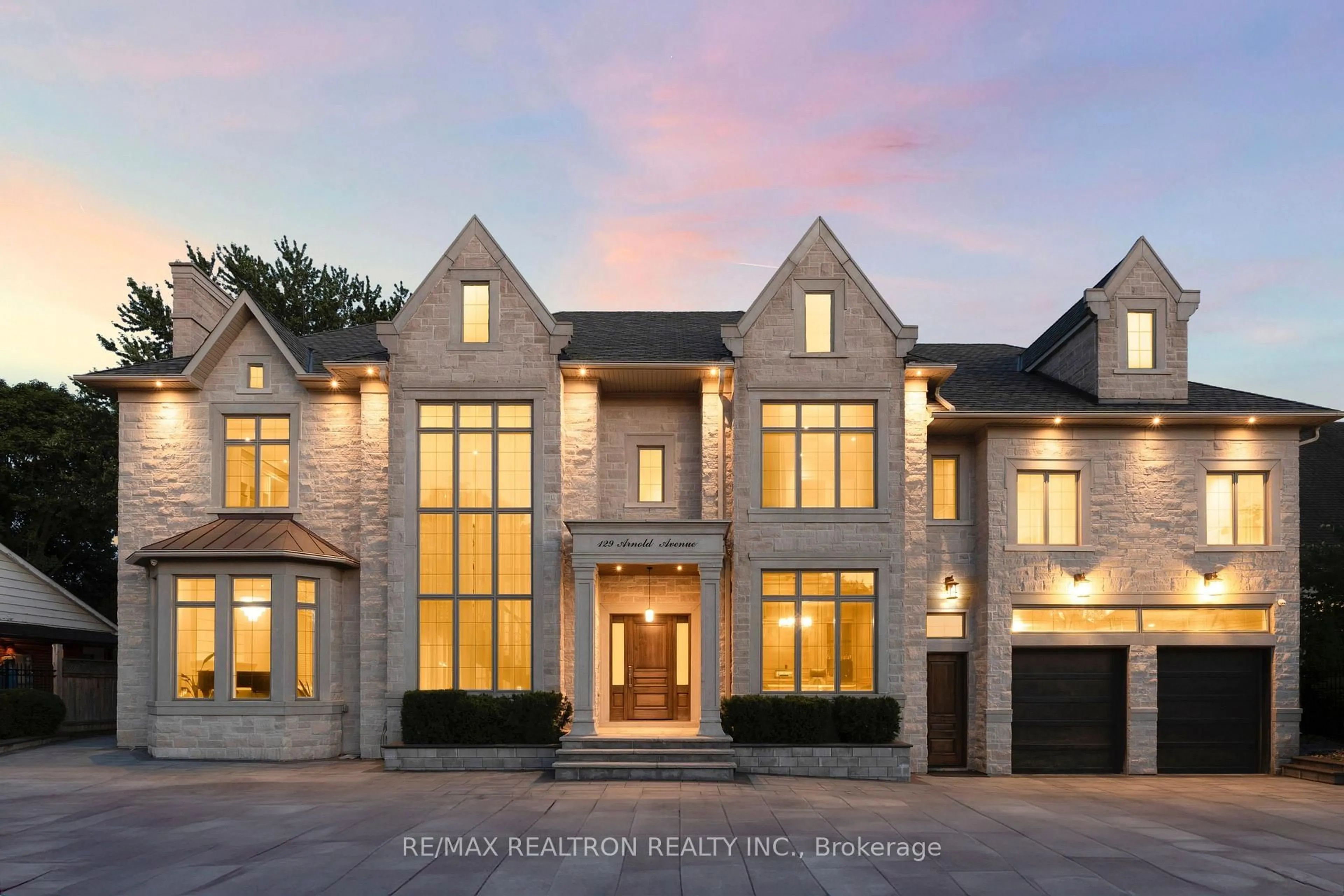 Home with brick exterior material, street for 129 Arnold Ave, Vaughan Ontario L4J 1B8