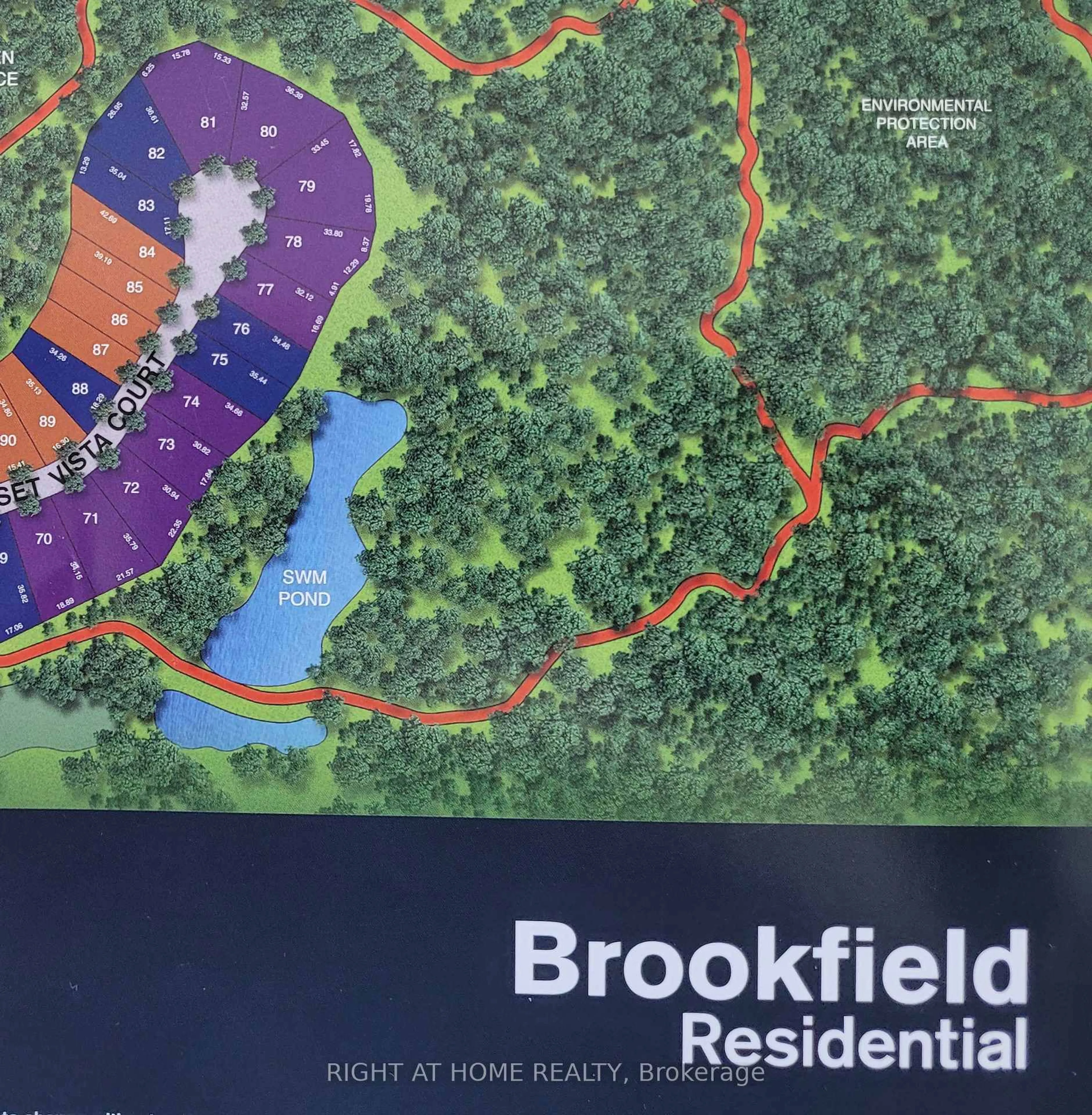 Picture of a map for 216 Sunset Vista Crt, Aurora Ontario L4G 3Y1