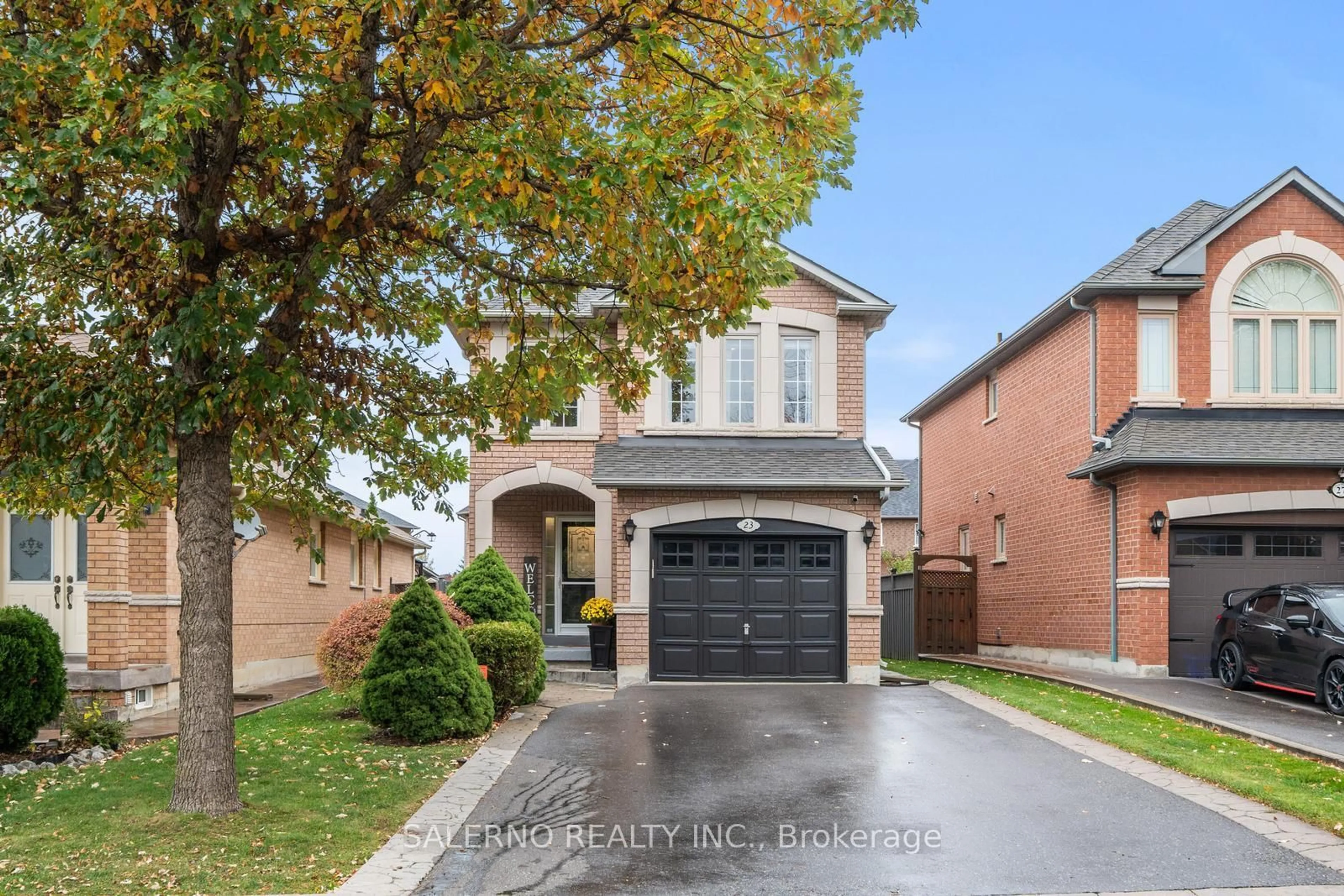 Home with brick exterior material, street for 23 Stone Palace Way, Vaughan Ontario L4H 1M9