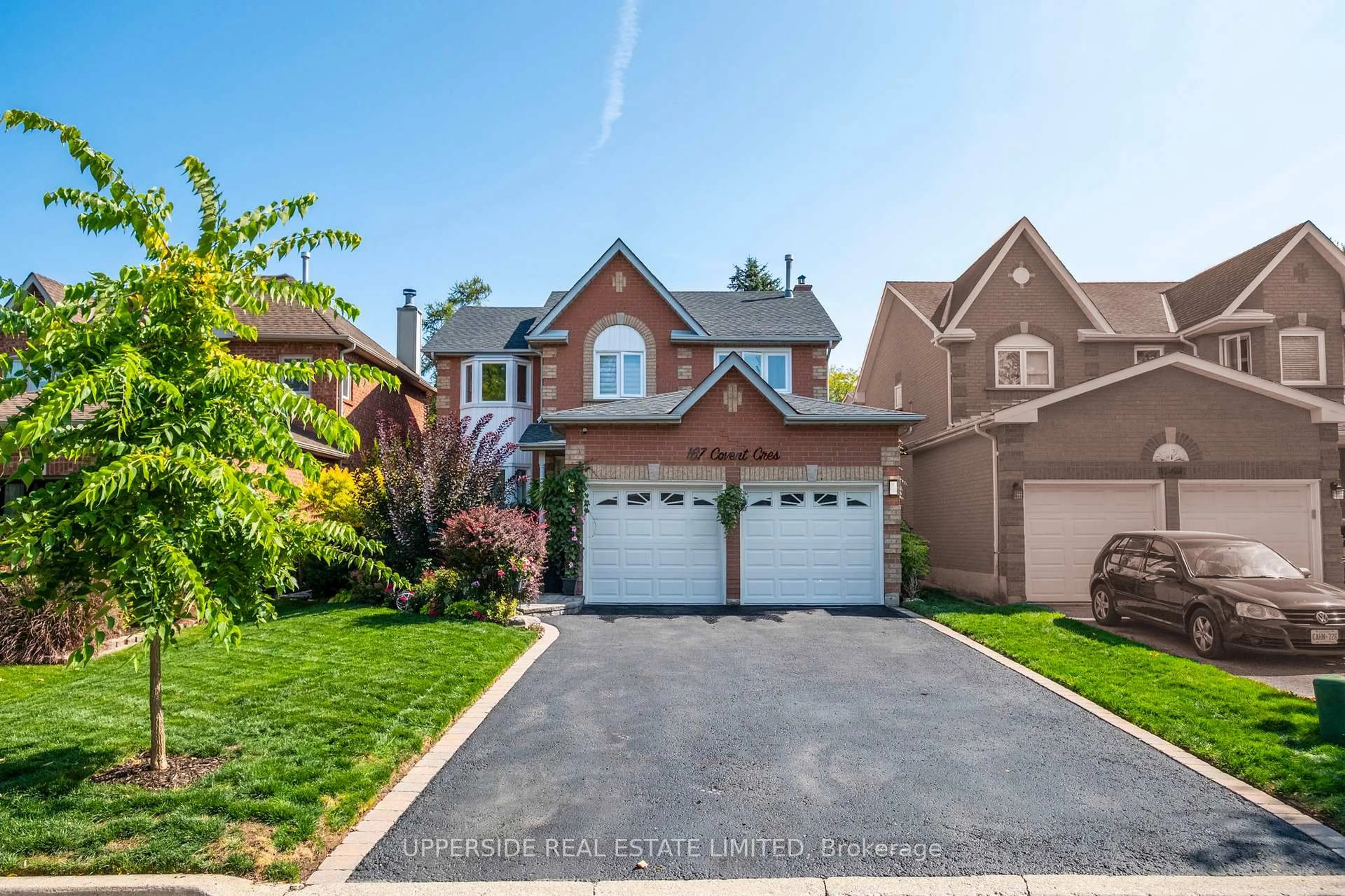 Home with brick exterior material, street for 167 Covent Cres, Aurora Ontario L4G 6P9