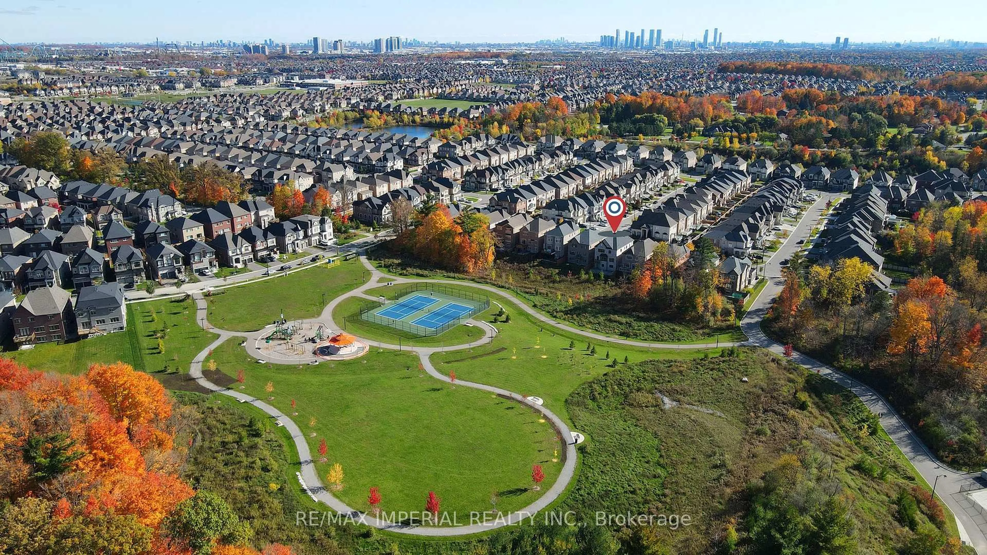A pic from outside/outdoor area/front of a property/back of a property/a pic from drone, unknown for 30 Orwell Dr, Vaughan Ontario L4H 4P7