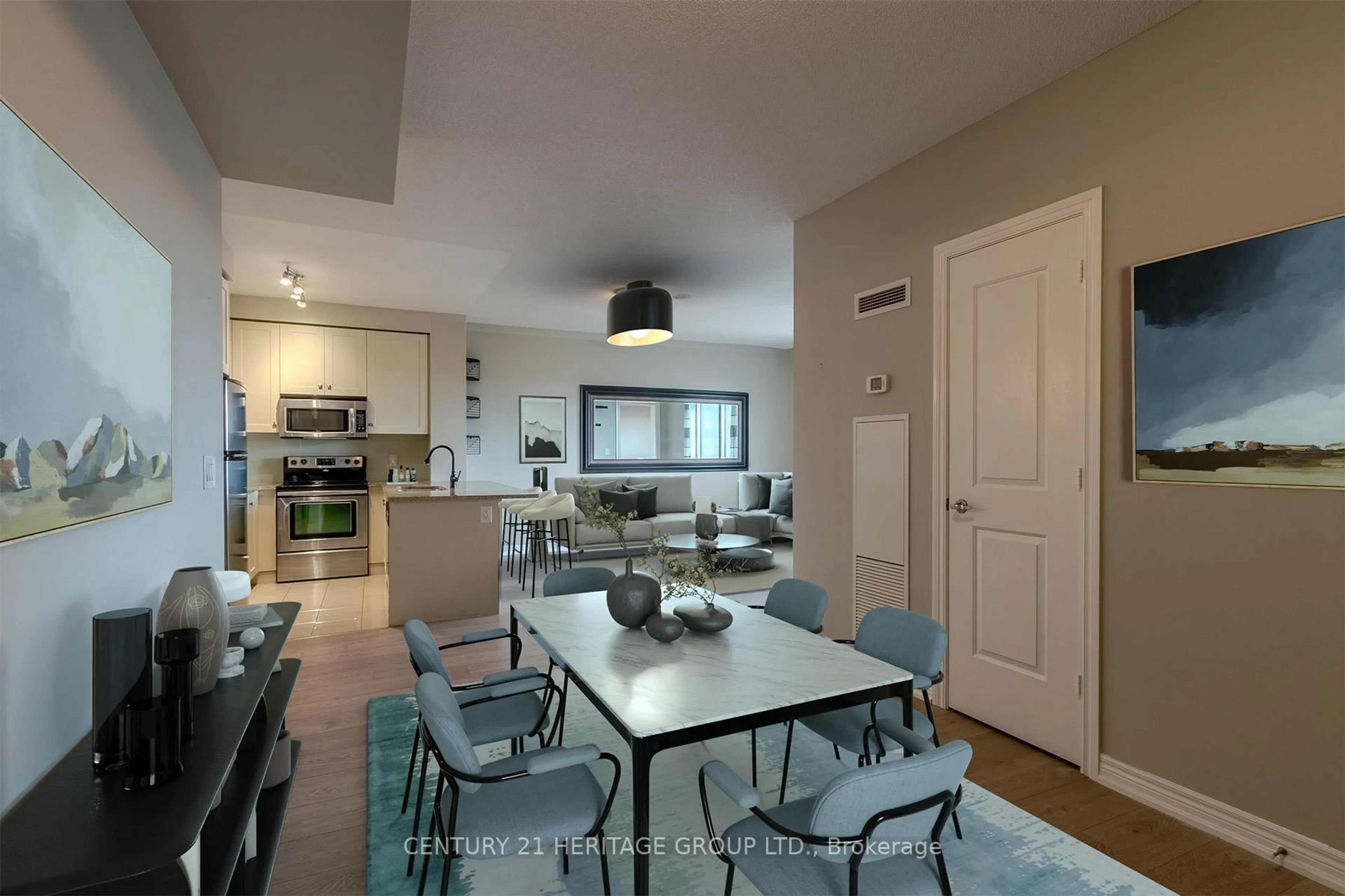 Open concept kitchen, unknown for 9245 Jane St #615, Vaughan Ontario L6A 0J9