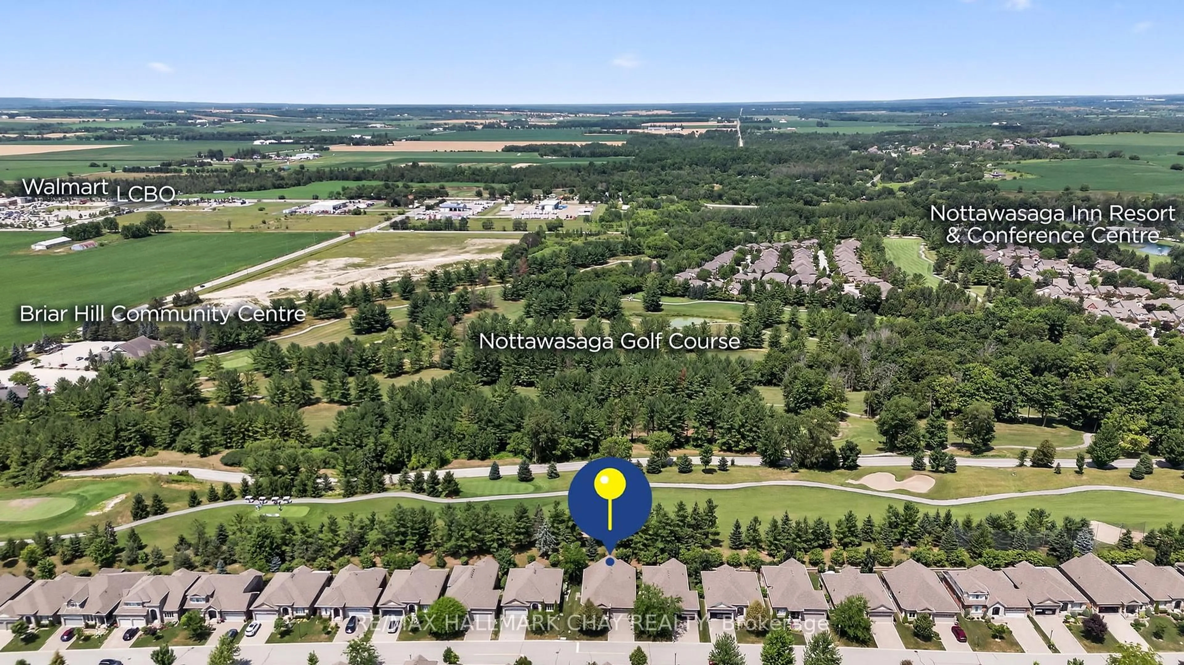 A pic from outside/outdoor area/front of a property/back of a property/a pic from drone, water/lake/river/ocean view for 199 Ridge Way, New Tecumseth Ontario L9R 0K5
