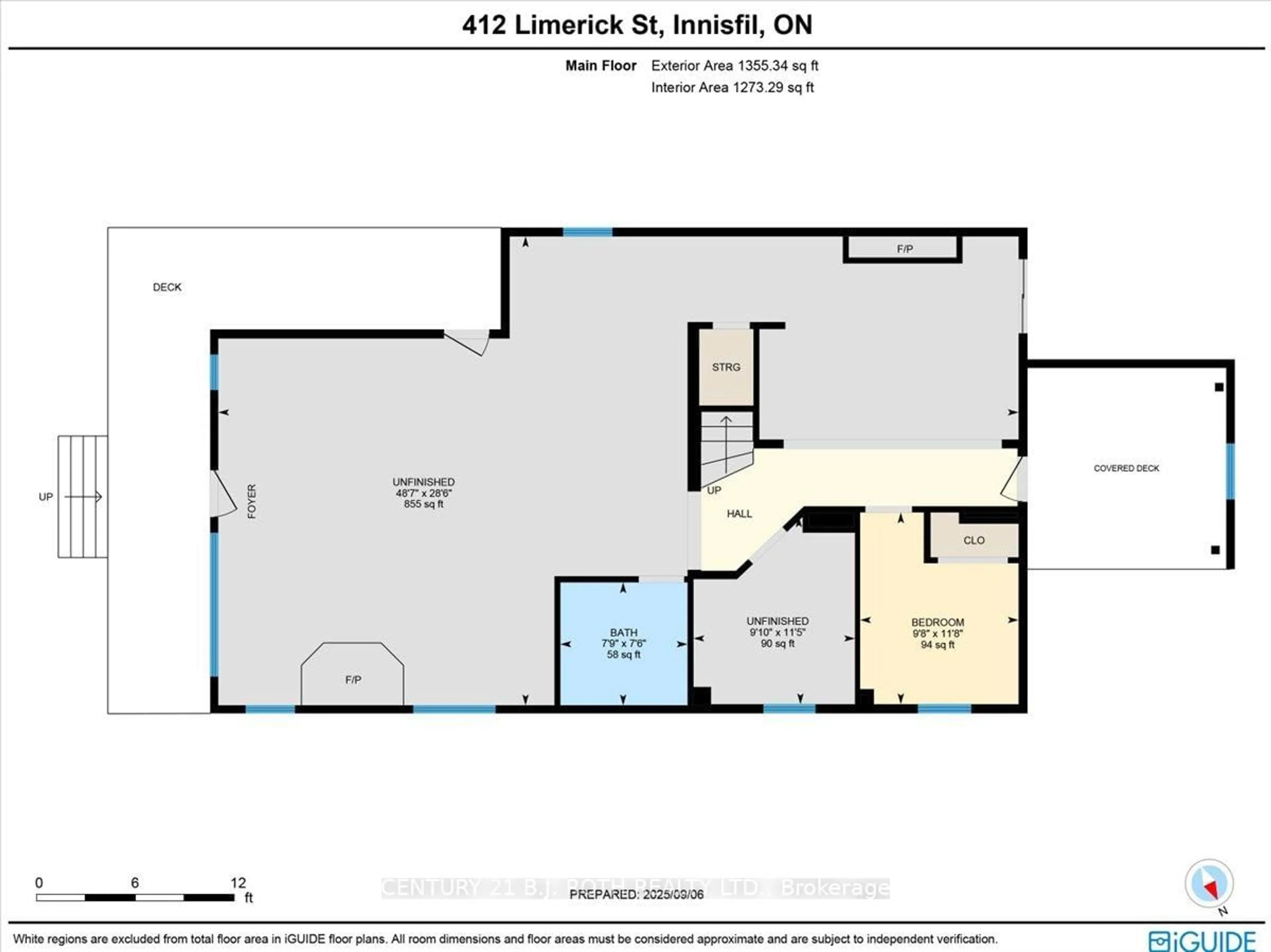 Floor plan for 412 Limerick Cres, Innisfil Ontario L0L 1K0