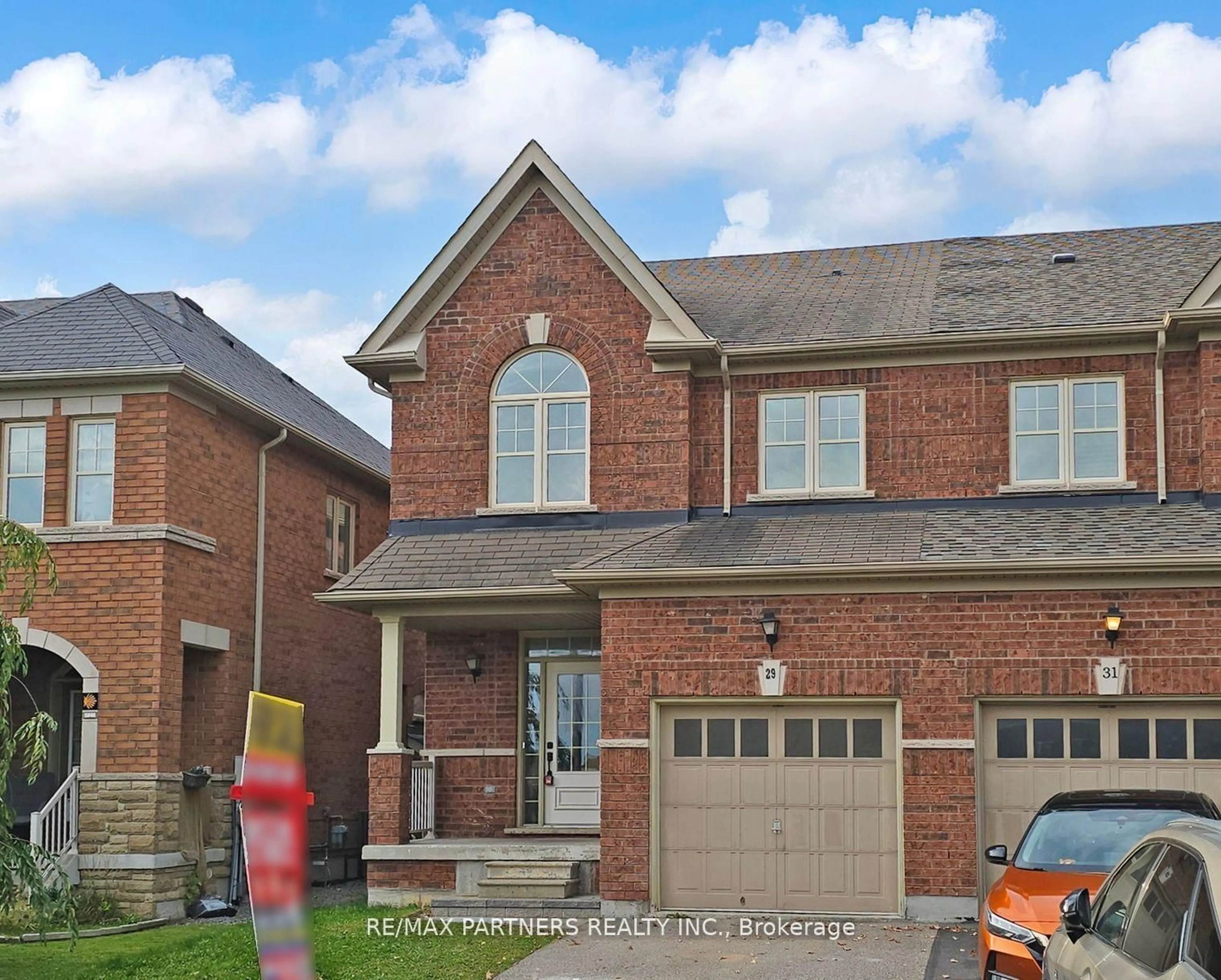 Home with brick exterior material, street for 29 Robert Osprey Dr, Markham Ontario L6C 0K9
