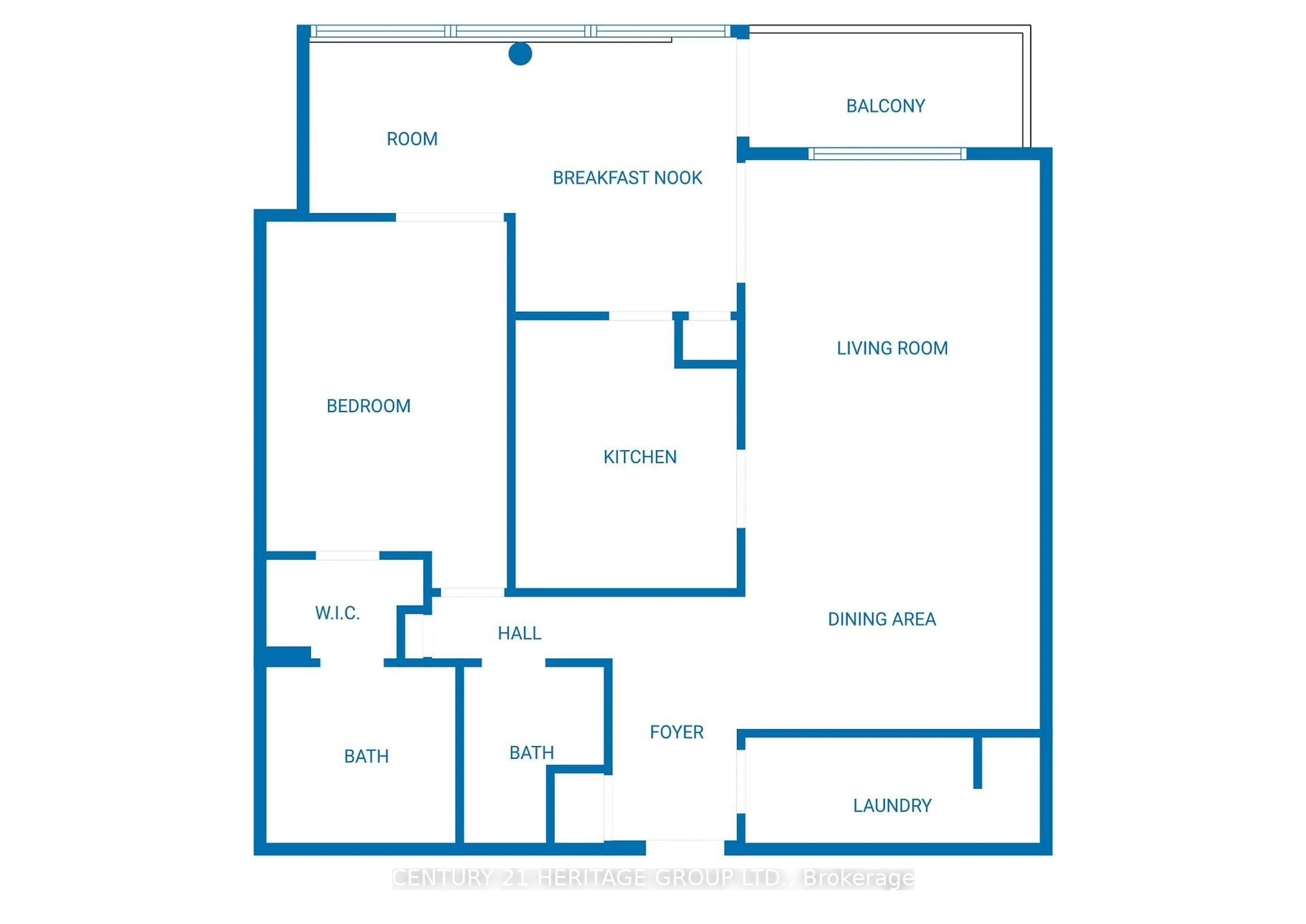 Floor plan for 40 Harding Blvd Blvd #203, Richmond Hill Ontario L4C 9S5