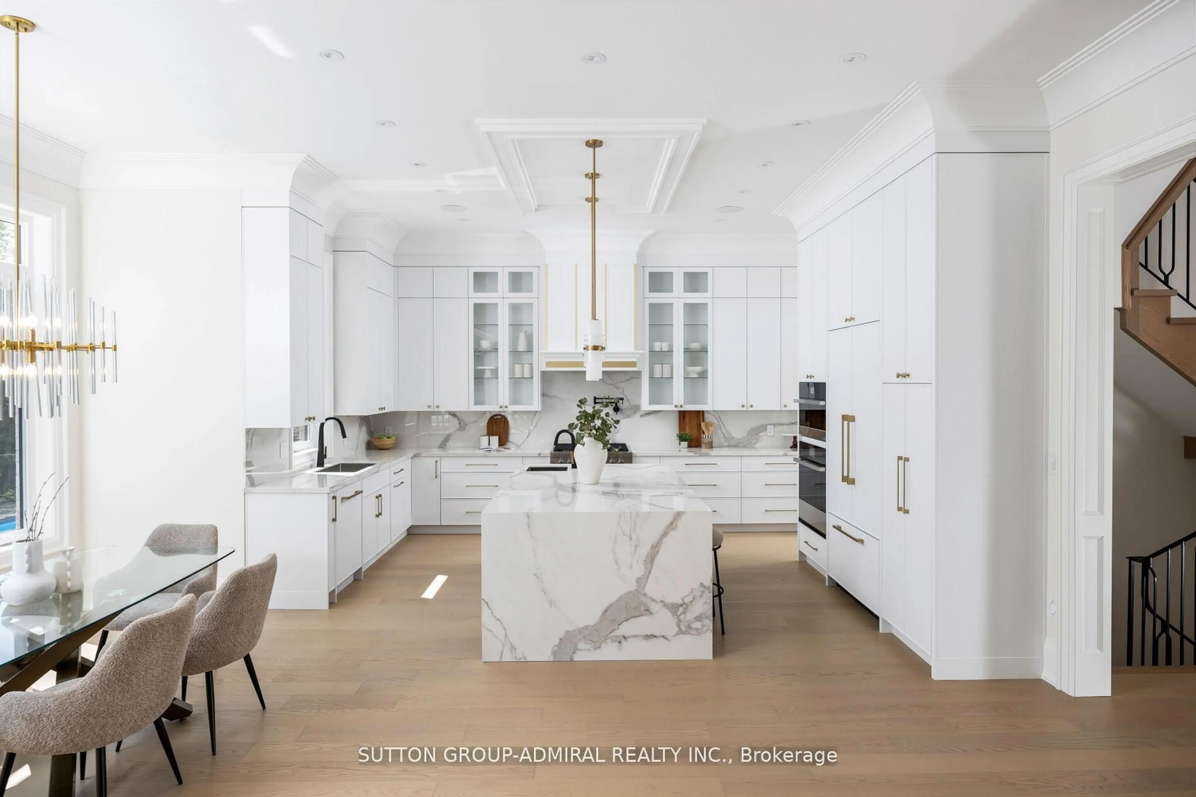 Contemporary kitchen, ceramic/tile floor for 70 Elizabeth Dr, King Ontario L0G 1N0