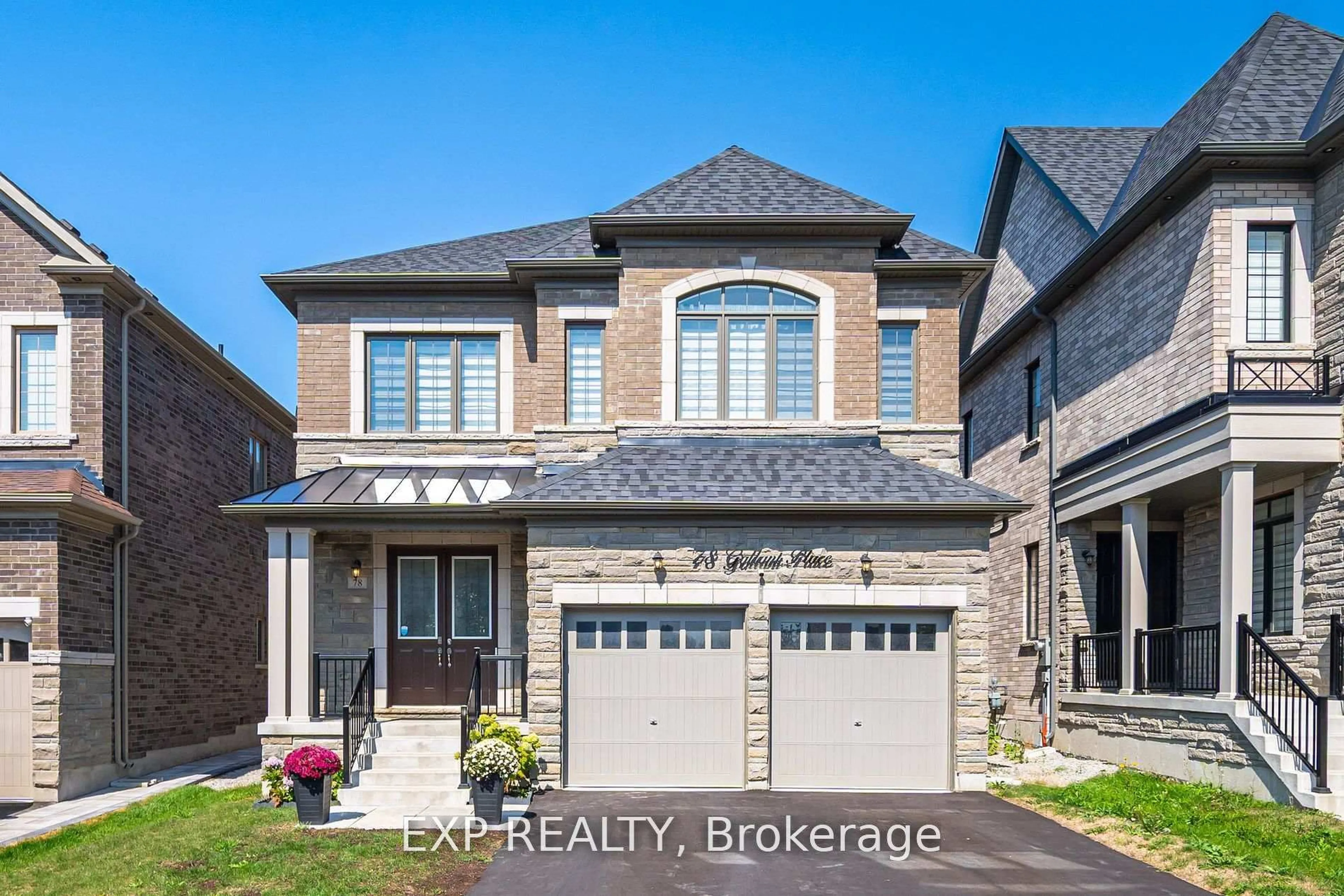 Home with brick exterior material, street for 78 Gallant Pl, Vaughan Ontario L4H 3W7