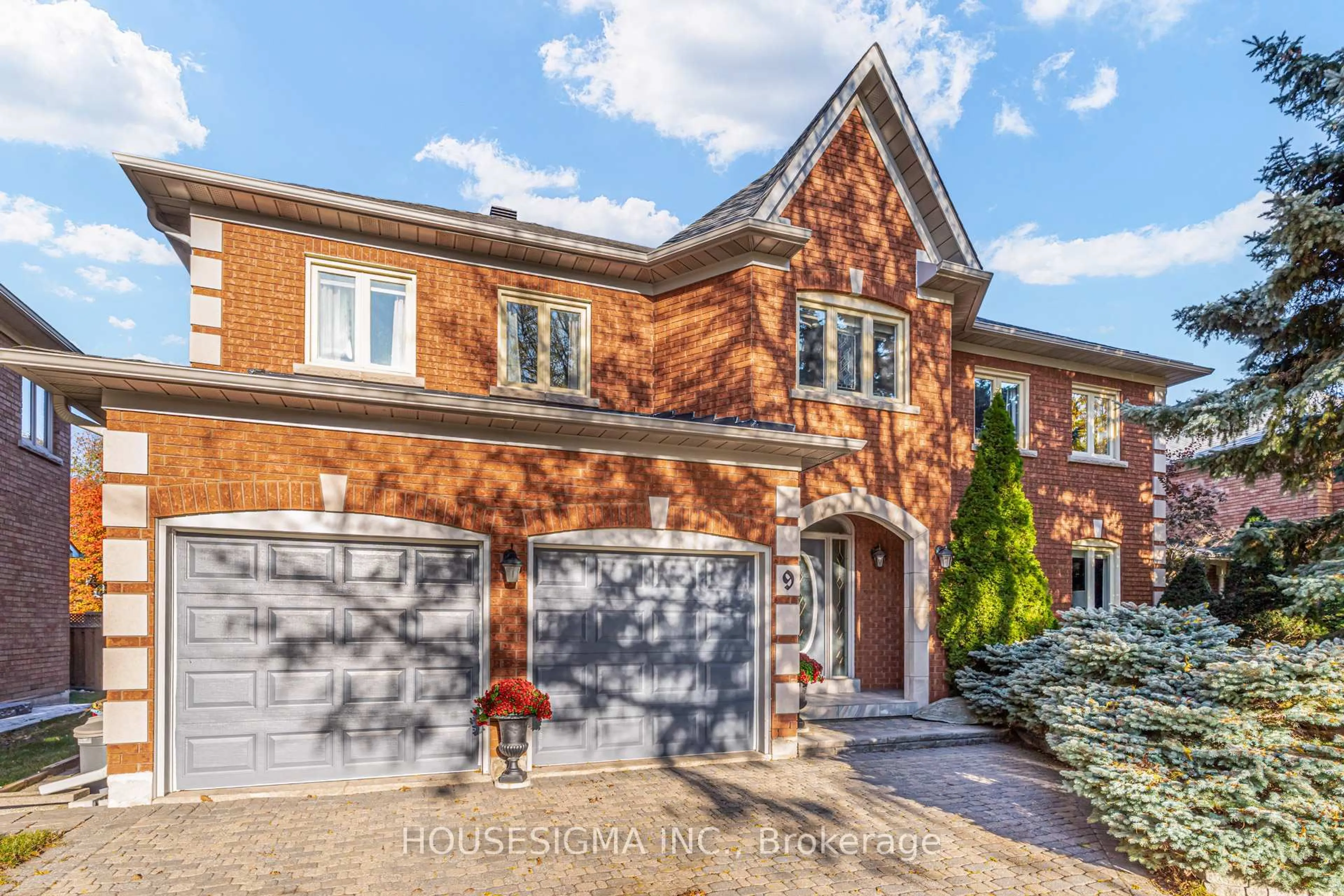 Home with brick exterior material, street for 9 Montclair Rd, Richmond Hill Ontario L4B 2T4