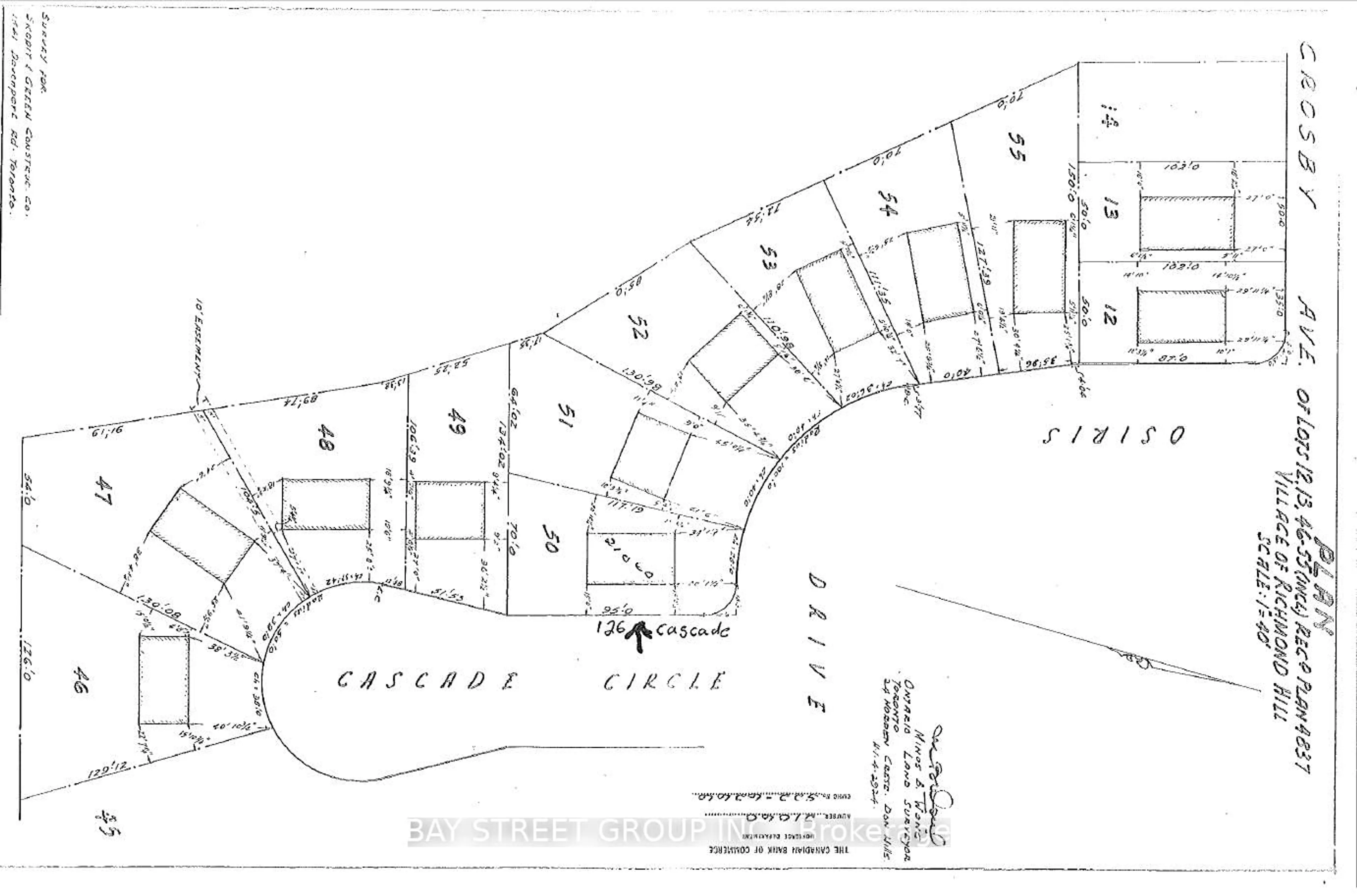 Floor plan for 126 Cascade Circ, Richmond Hill Ontario L4C 3H7