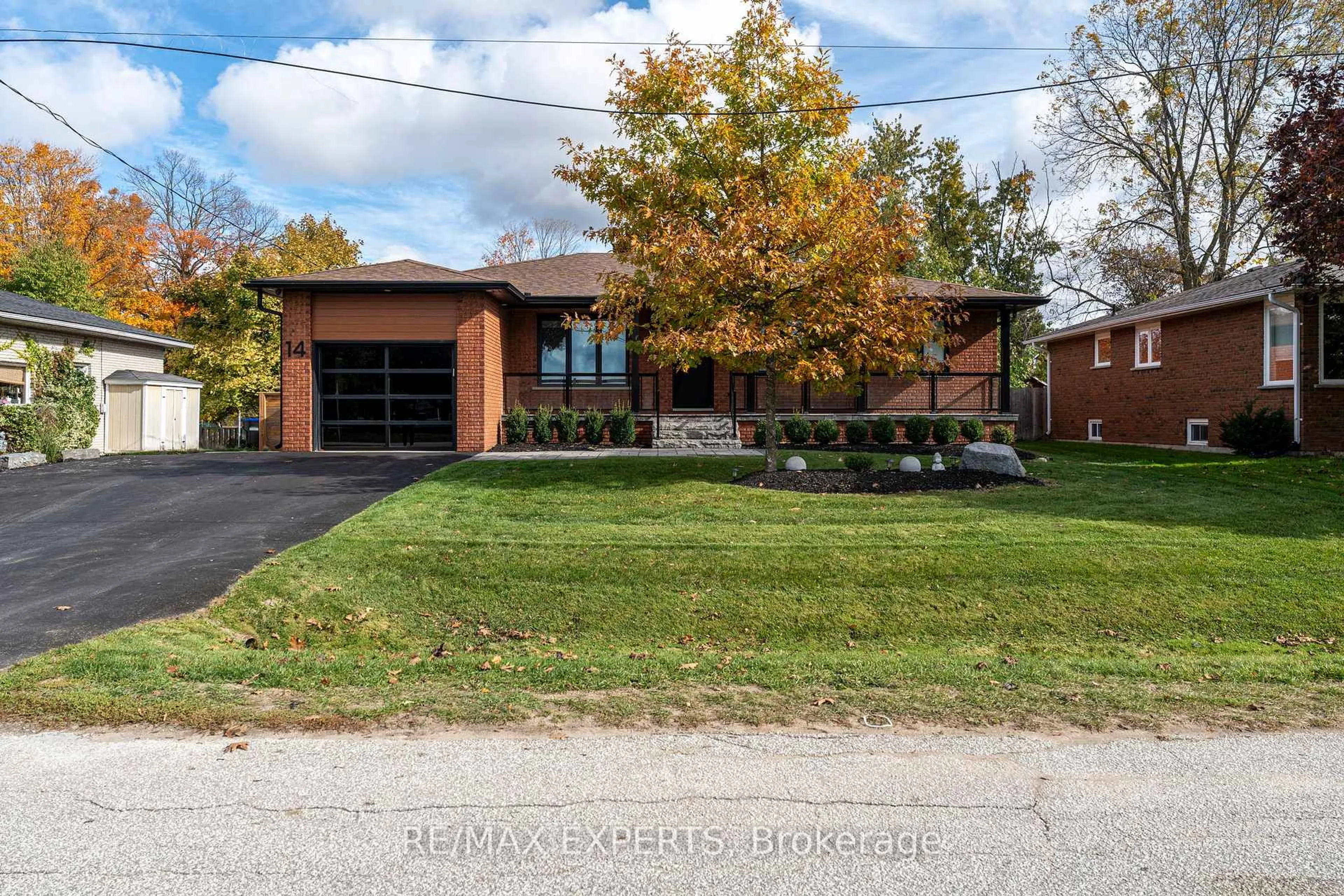 Home with brick exterior material, street for 14 Henry St, Essa Ontario L0L 2N0