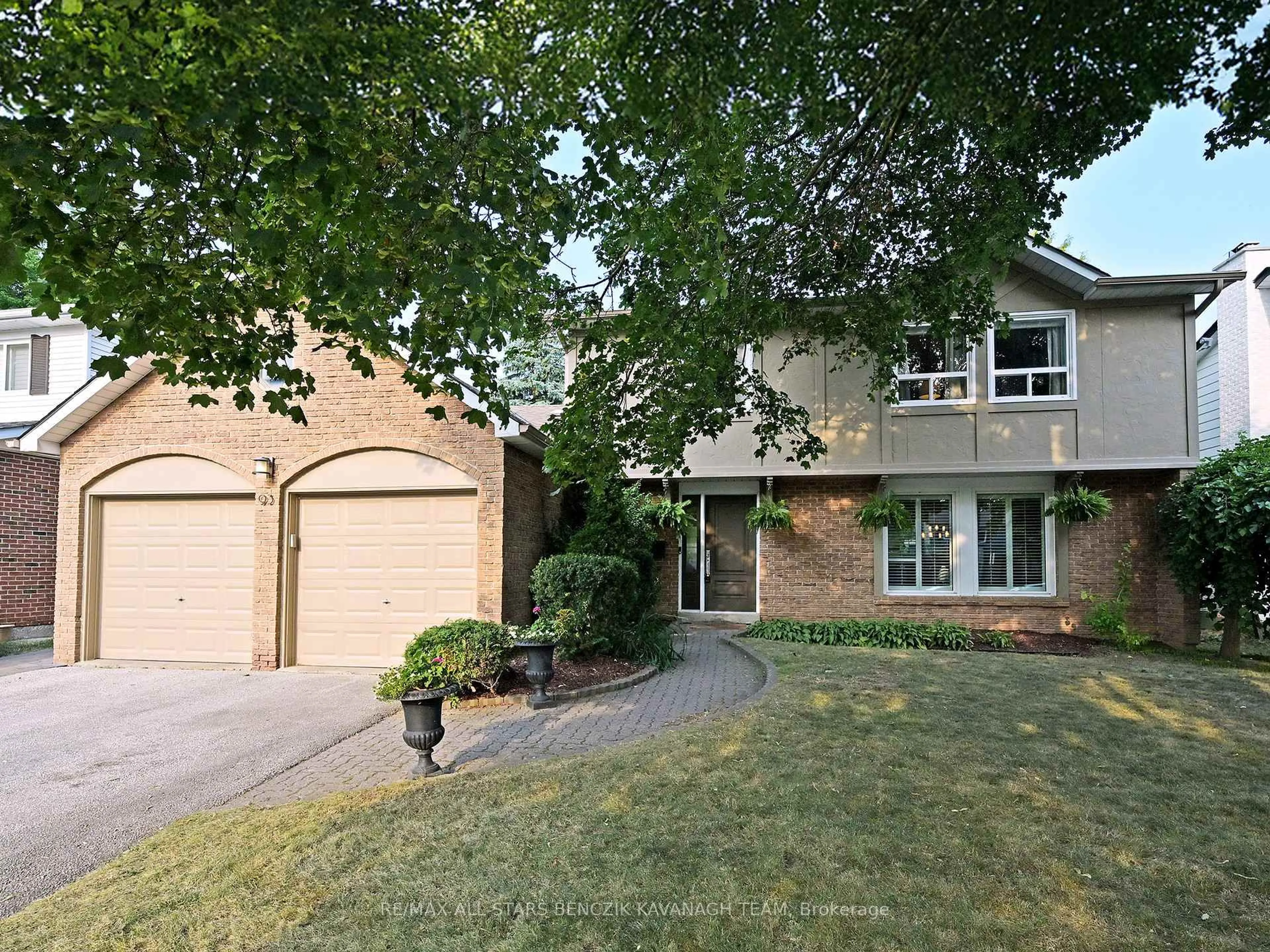 Home with brick exterior material, street for 93 Sir Lancelot Dr, Markham Ontario L3P 2J3