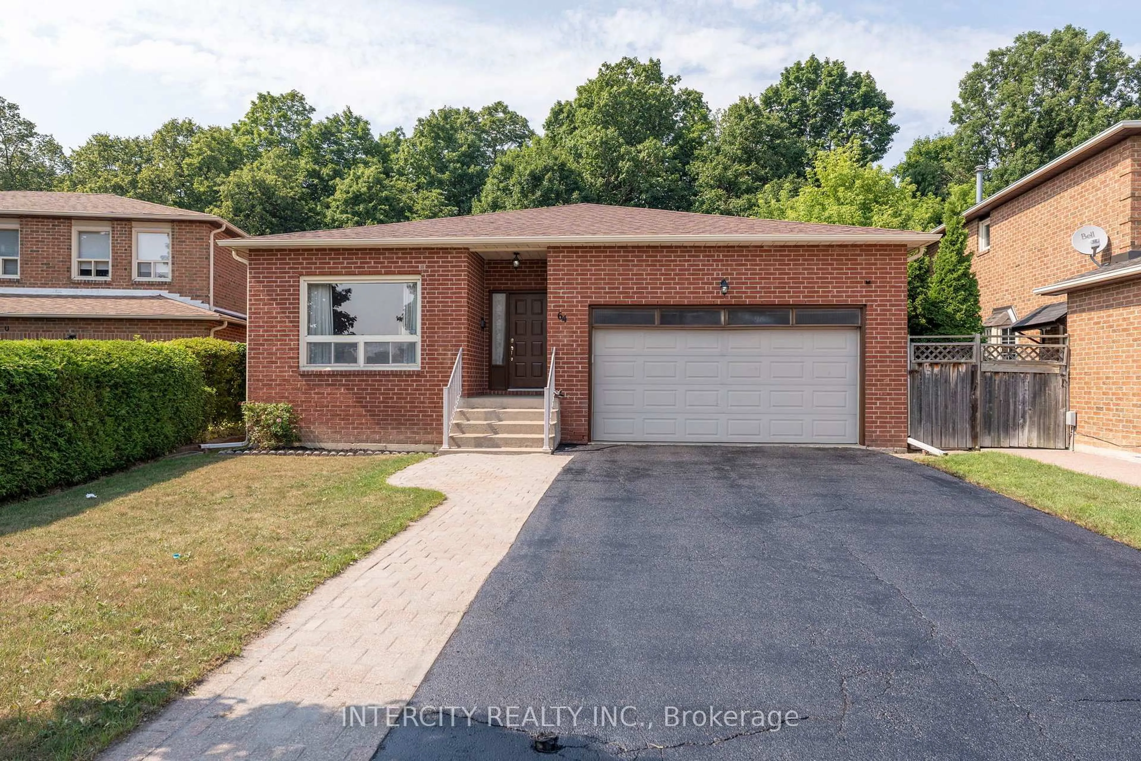 Home with brick exterior material, street for 64 Brandy Cres, Vaughan Ontario L4L 3C7