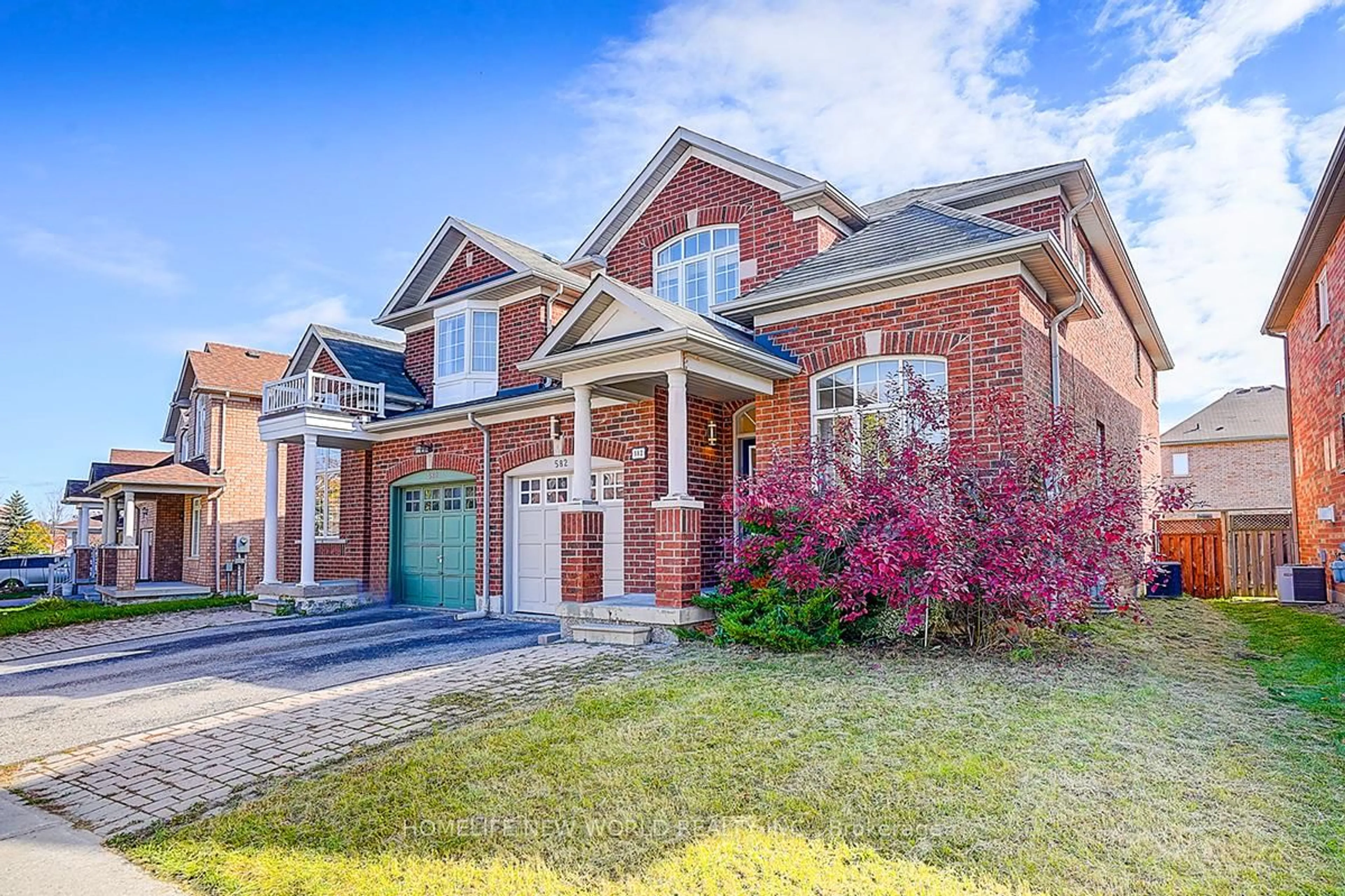 Home with brick exterior material, street for 582 Fred Mclaren Blvd, Markham Ontario L6E 1N1