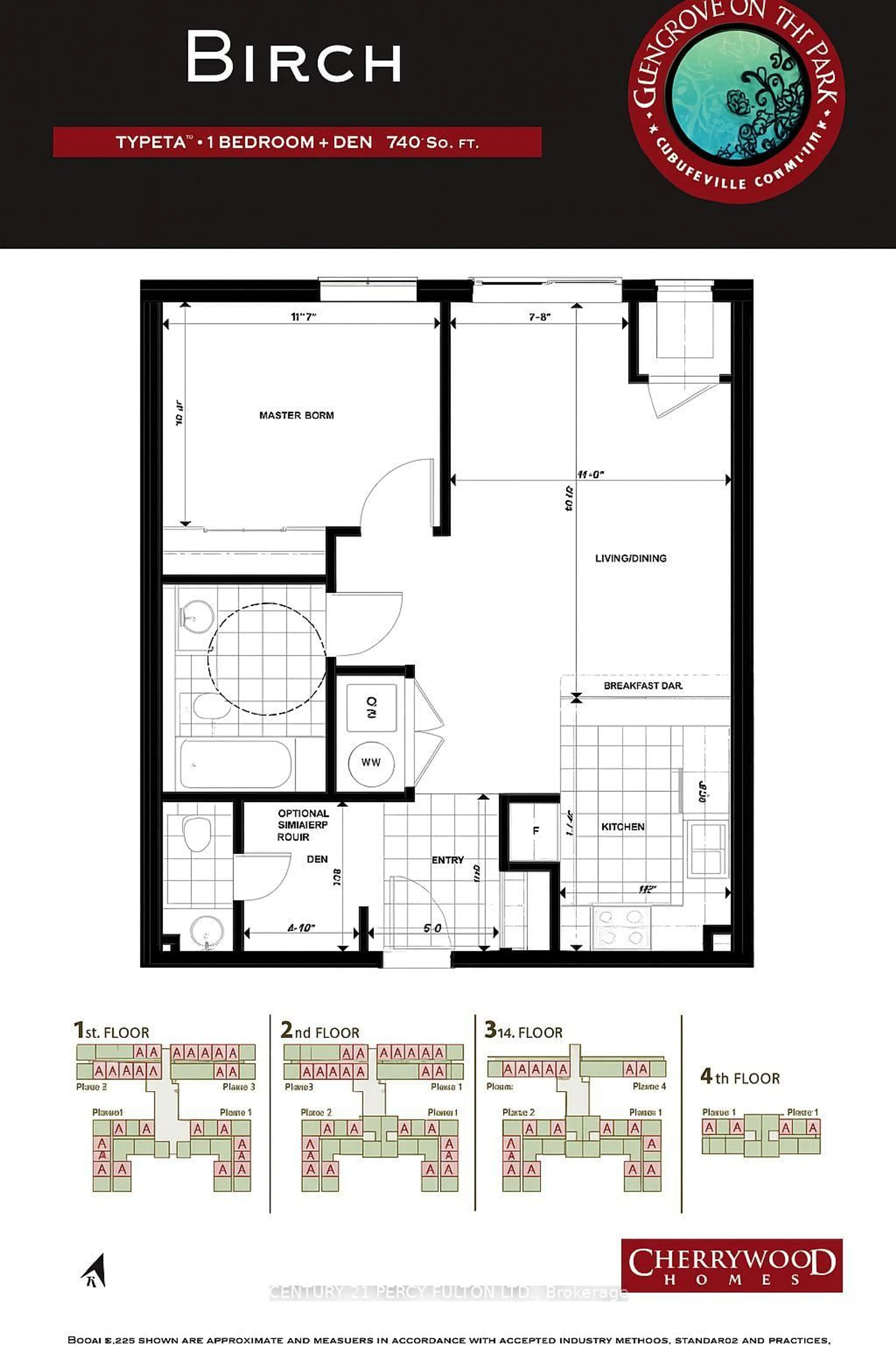 Floor plan for 481 Rupert Ave #201, Whitchurch-Stouffville Ontario L4A 1Y7