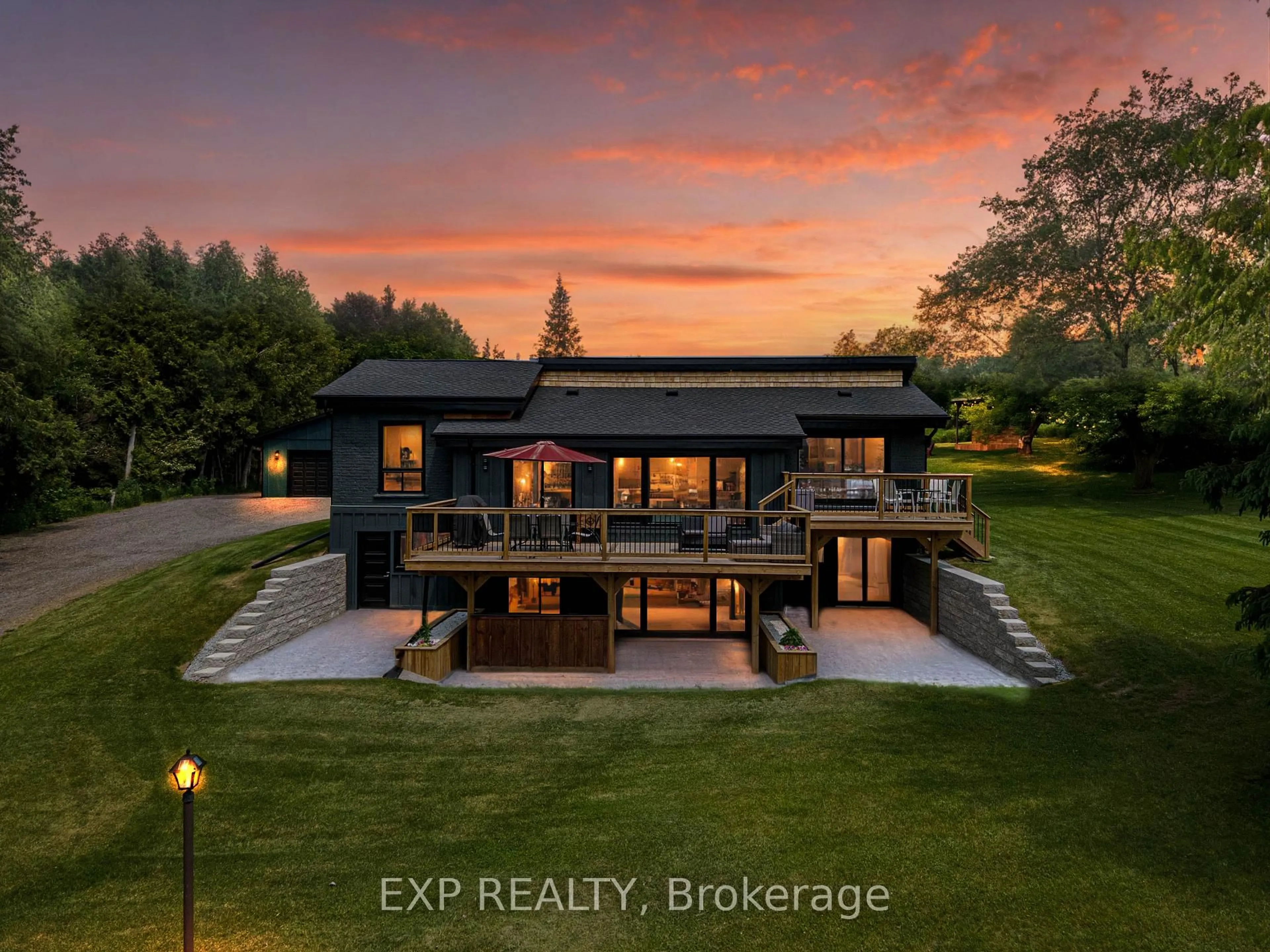 A pic from outside/outdoor area/front of a property/back of a property/a pic from drone, building for 12329 York Durham Line, Uxbridge Ontario L0E 1T0