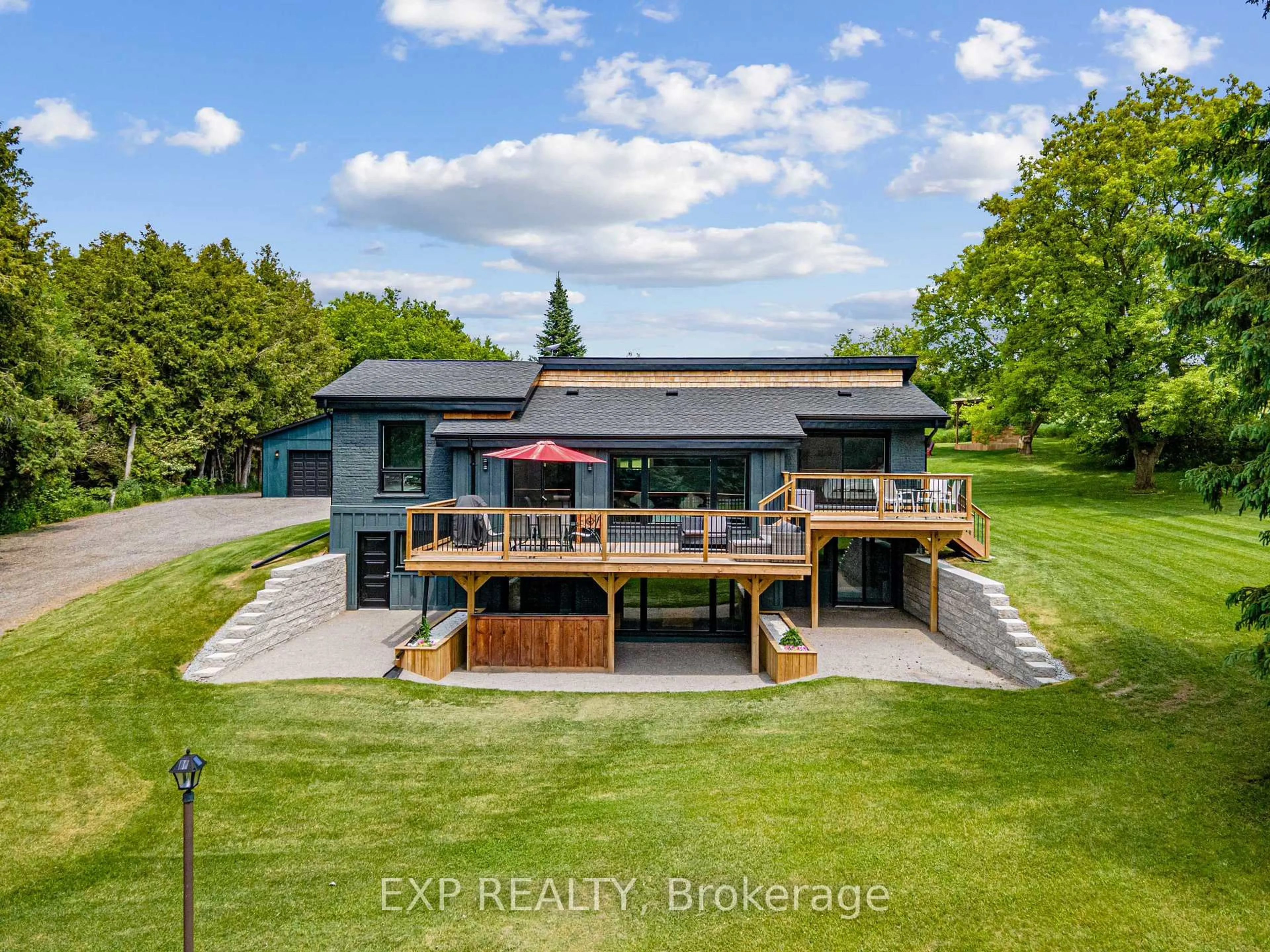 A pic from outside/outdoor area/front of a property/back of a property/a pic from drone, building for 12329 York Durham Line, Uxbridge Ontario L0E 1T0